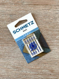 Assortiment de 5 Aiguilles Universelles, Jean & Strech pour machine - tailles assorties 70-90 - Schmetz
