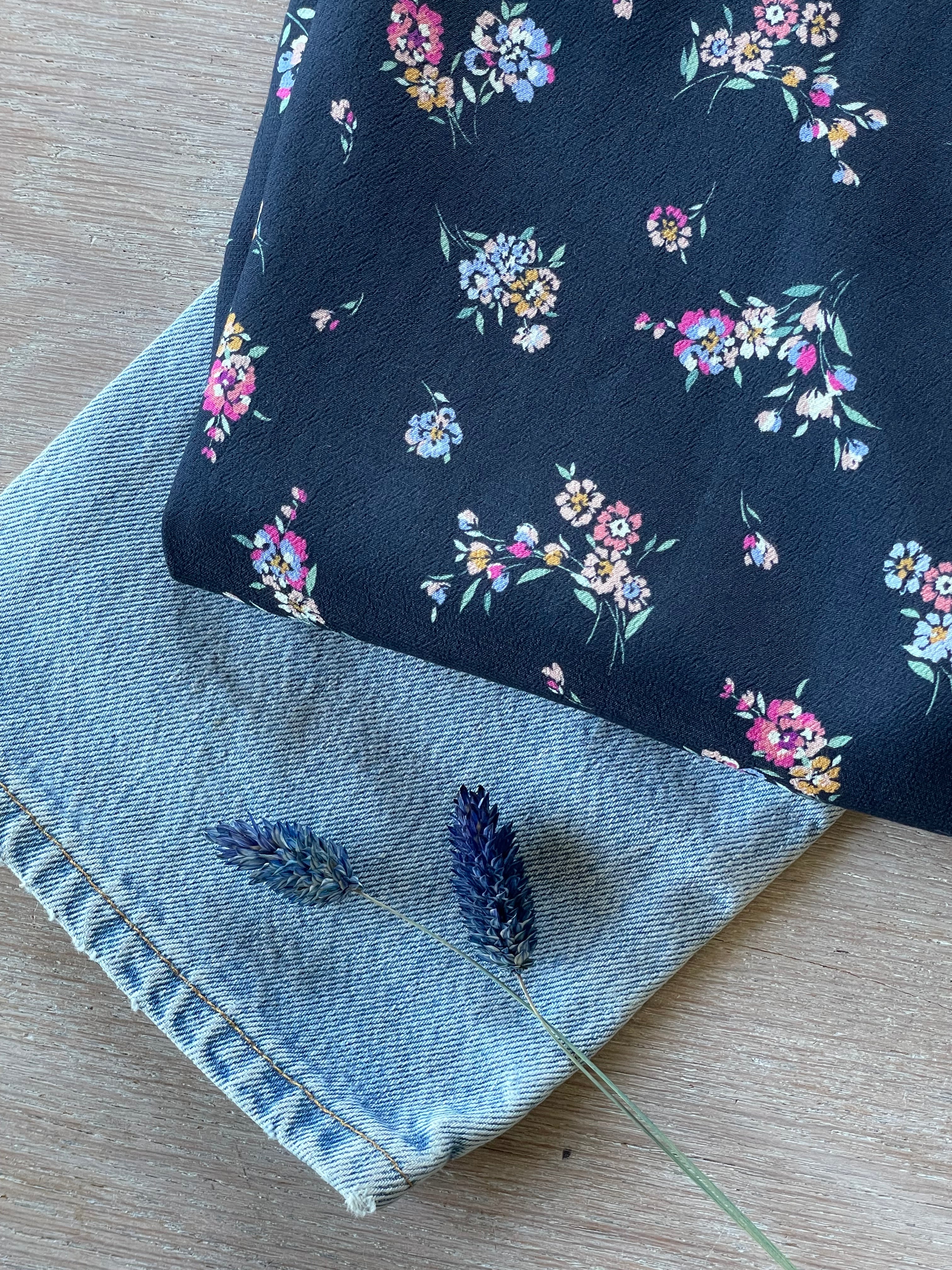 Crêpe marocain de Viscose - Imprimé Ivy