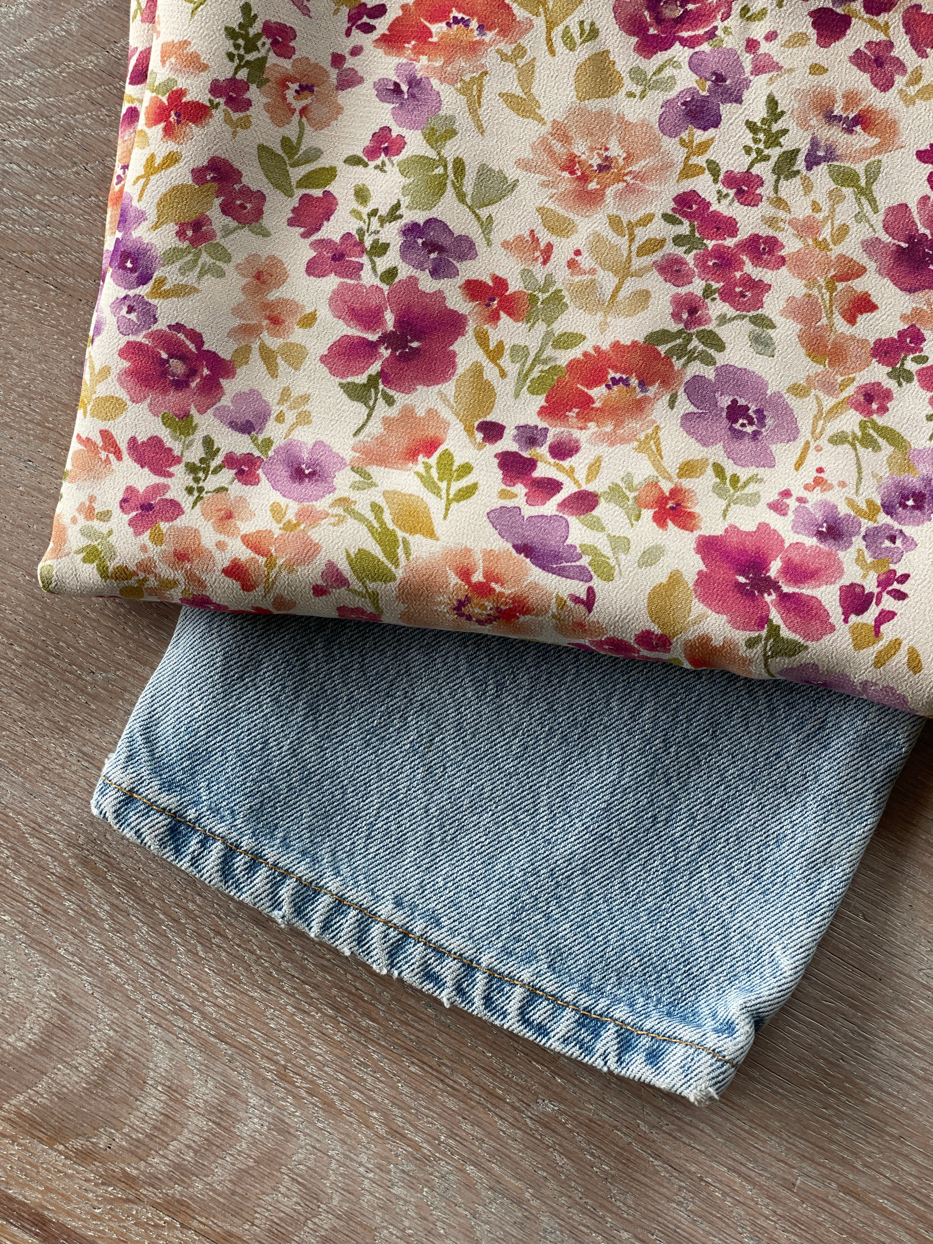 Crêpe marocain de Viscose Ecovero - Imprimé Felicità