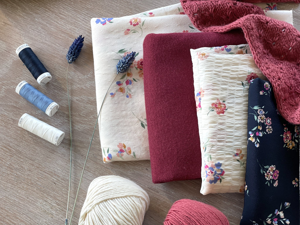 Maille Gilet - Giorgia - Grenat