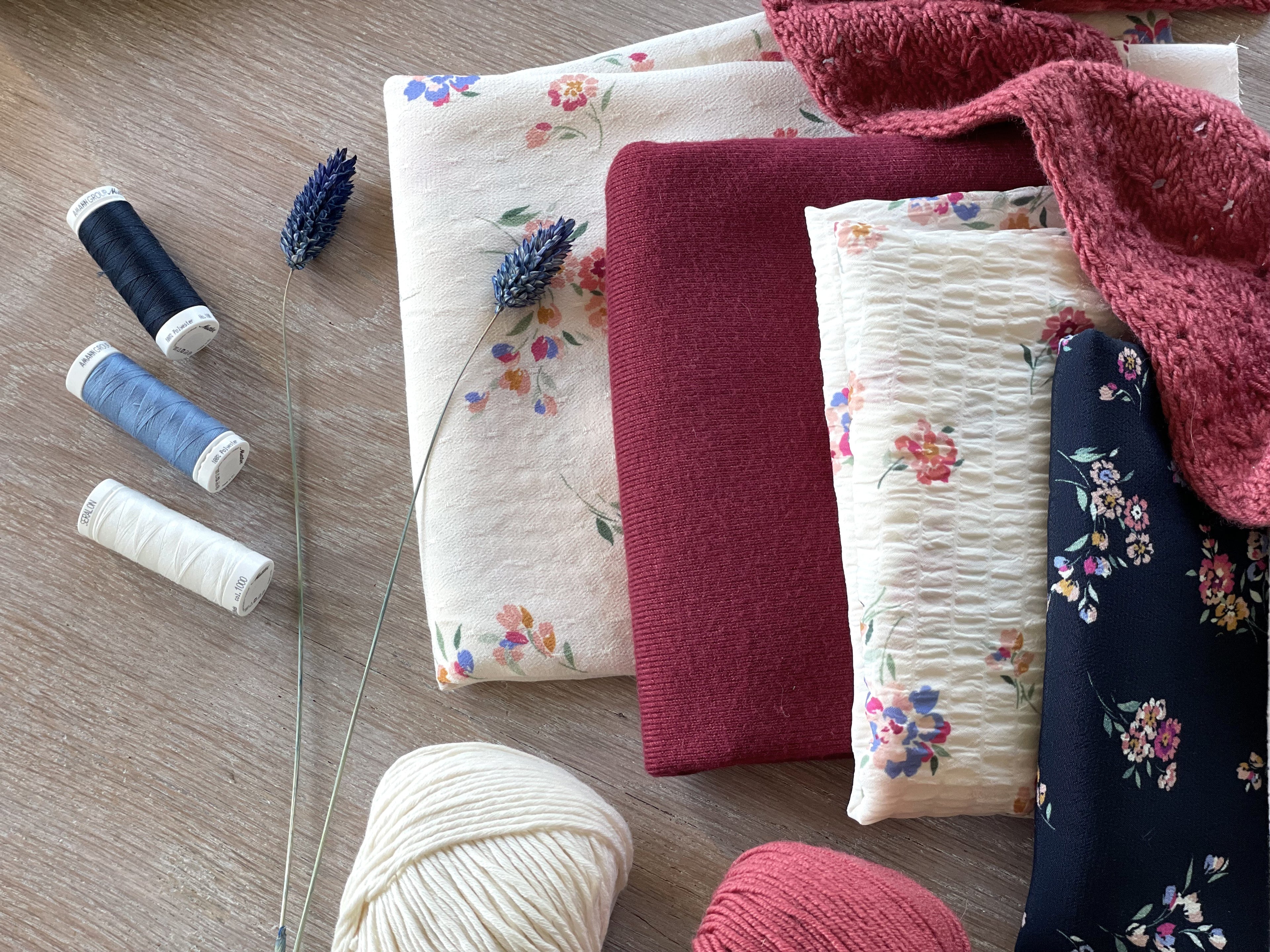 Maille Gilet - Giorgia - Grenat