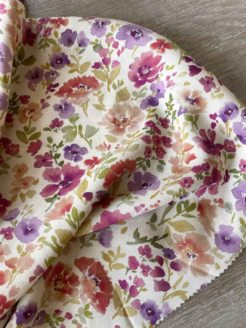 Crêpe marocain de Viscose Ecovero - Imprimé Felicità
