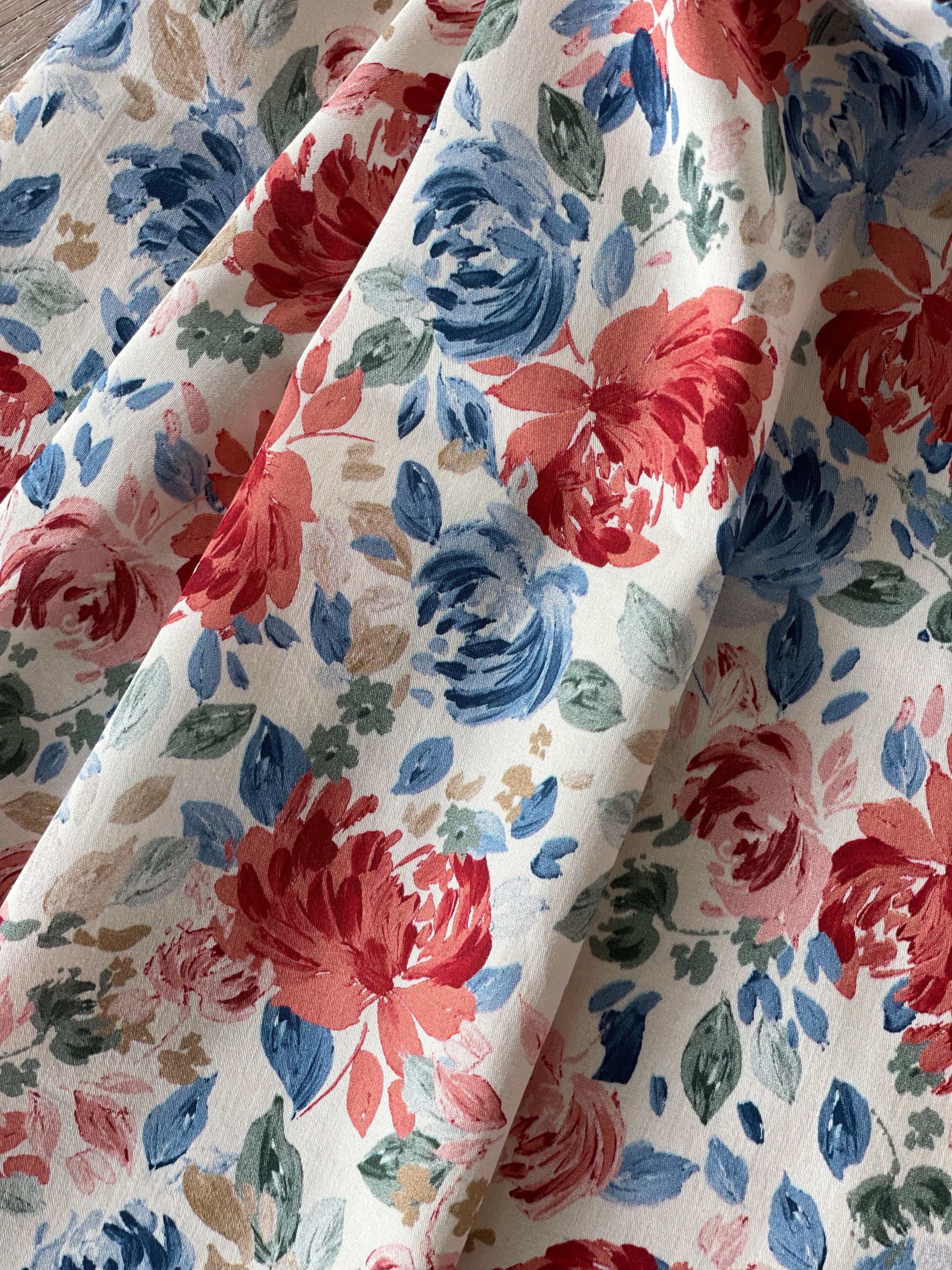 Cotton satin - Mila print