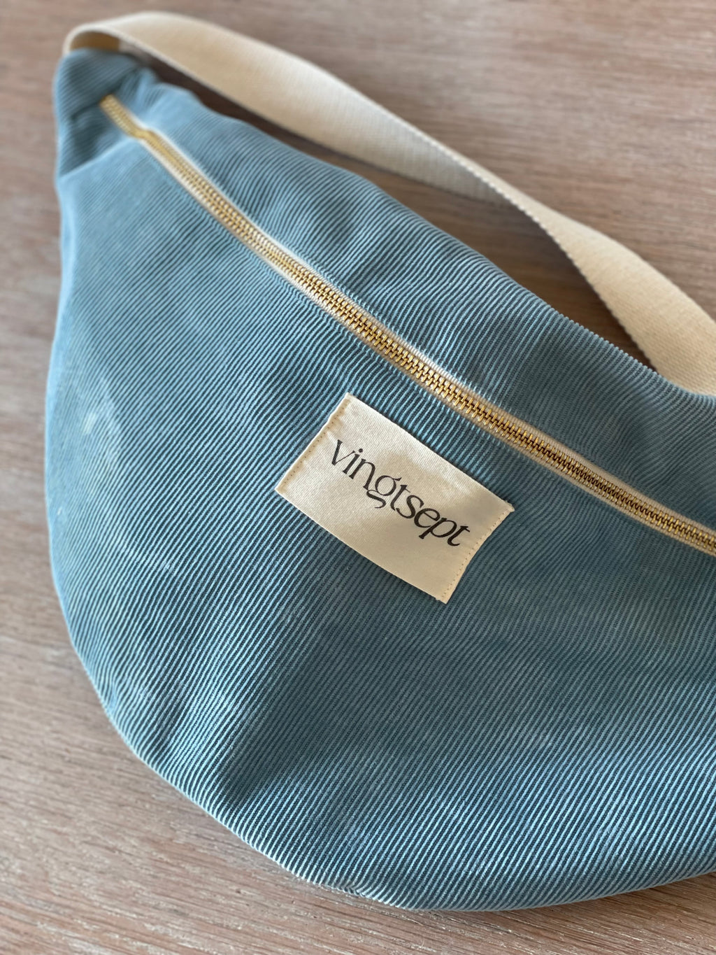 Velours grosse cote - Uni - Bleu Shadow