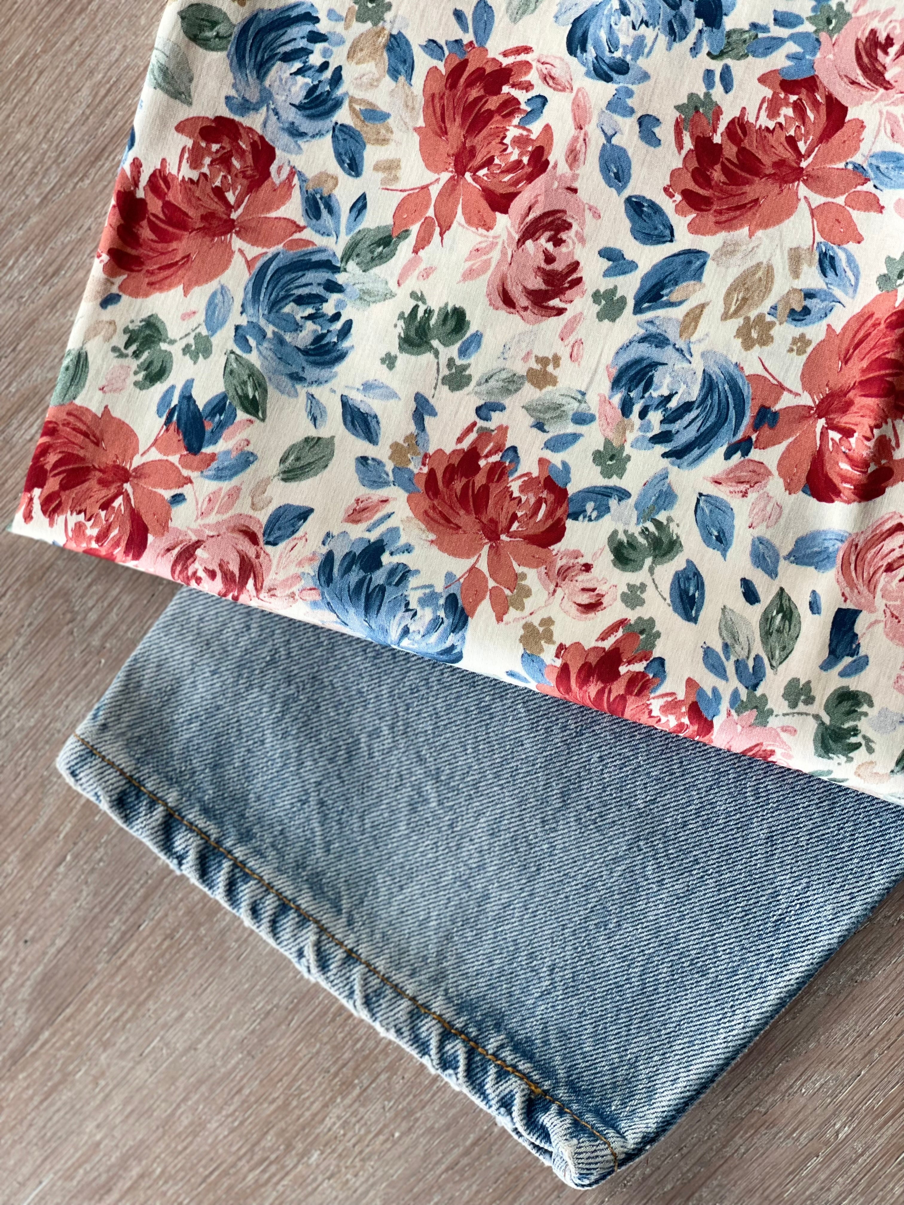 Cotton satin - Mila print