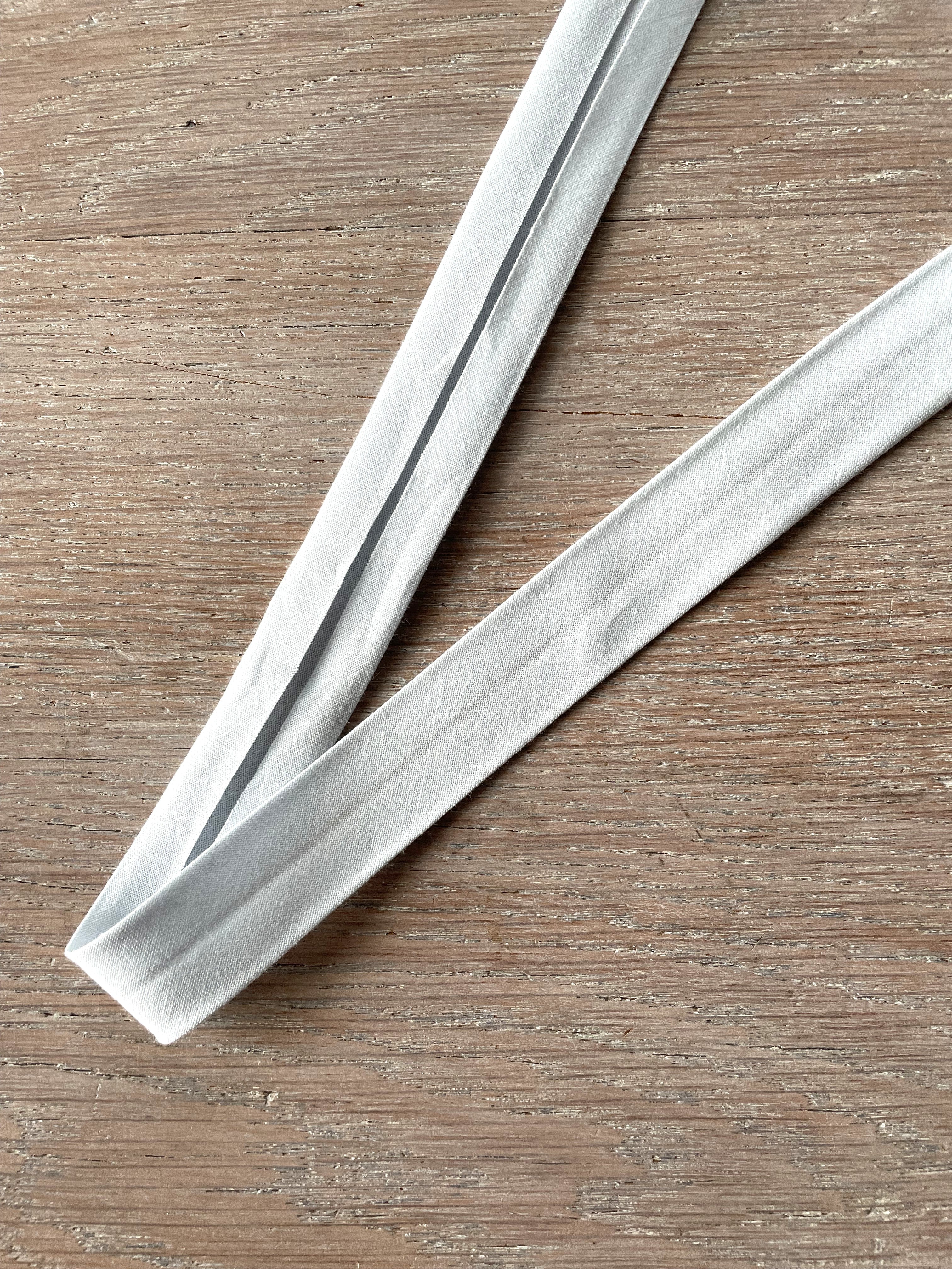 20mm organic cotton bias binding