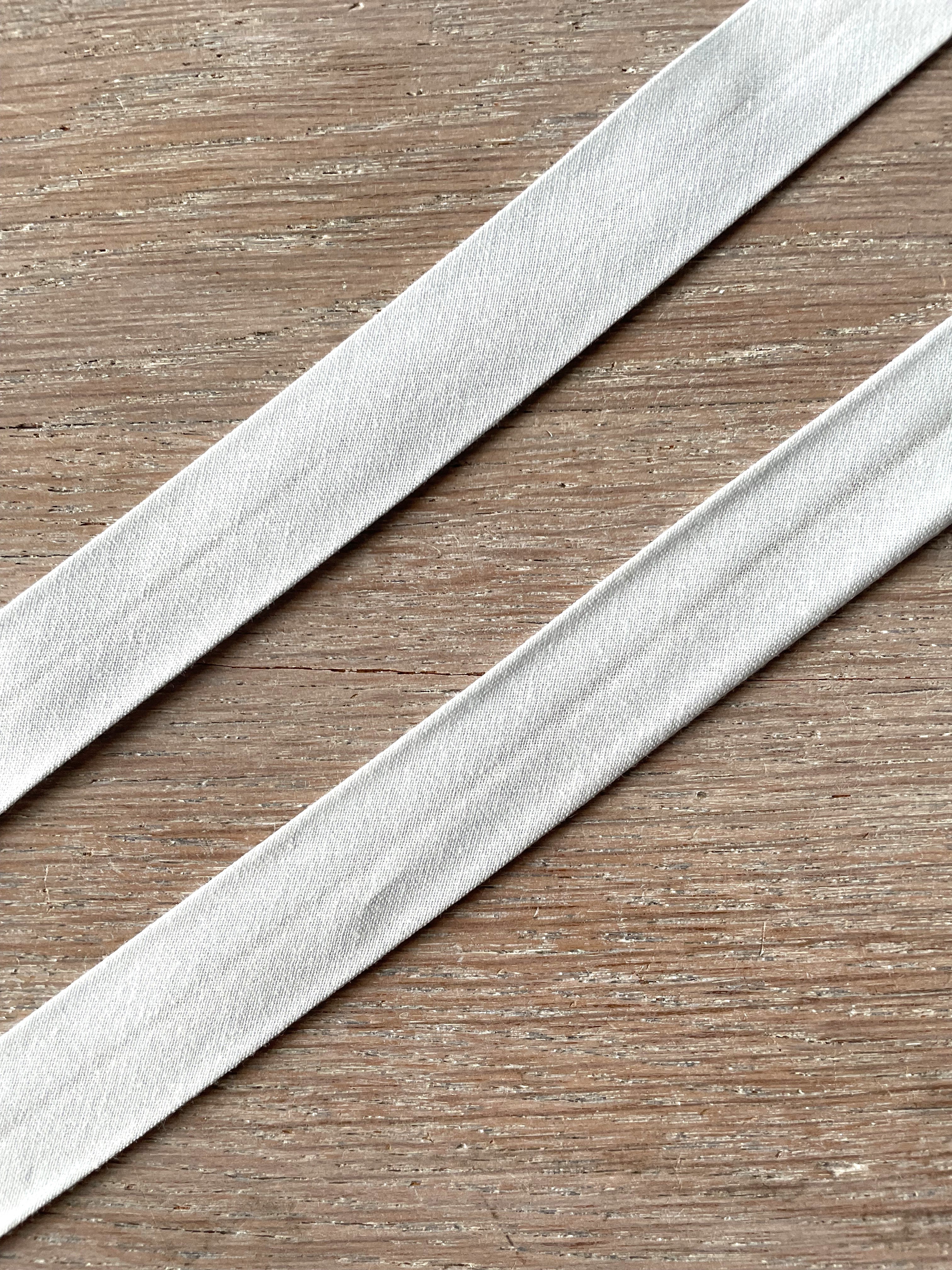 20mm organic cotton bias binding