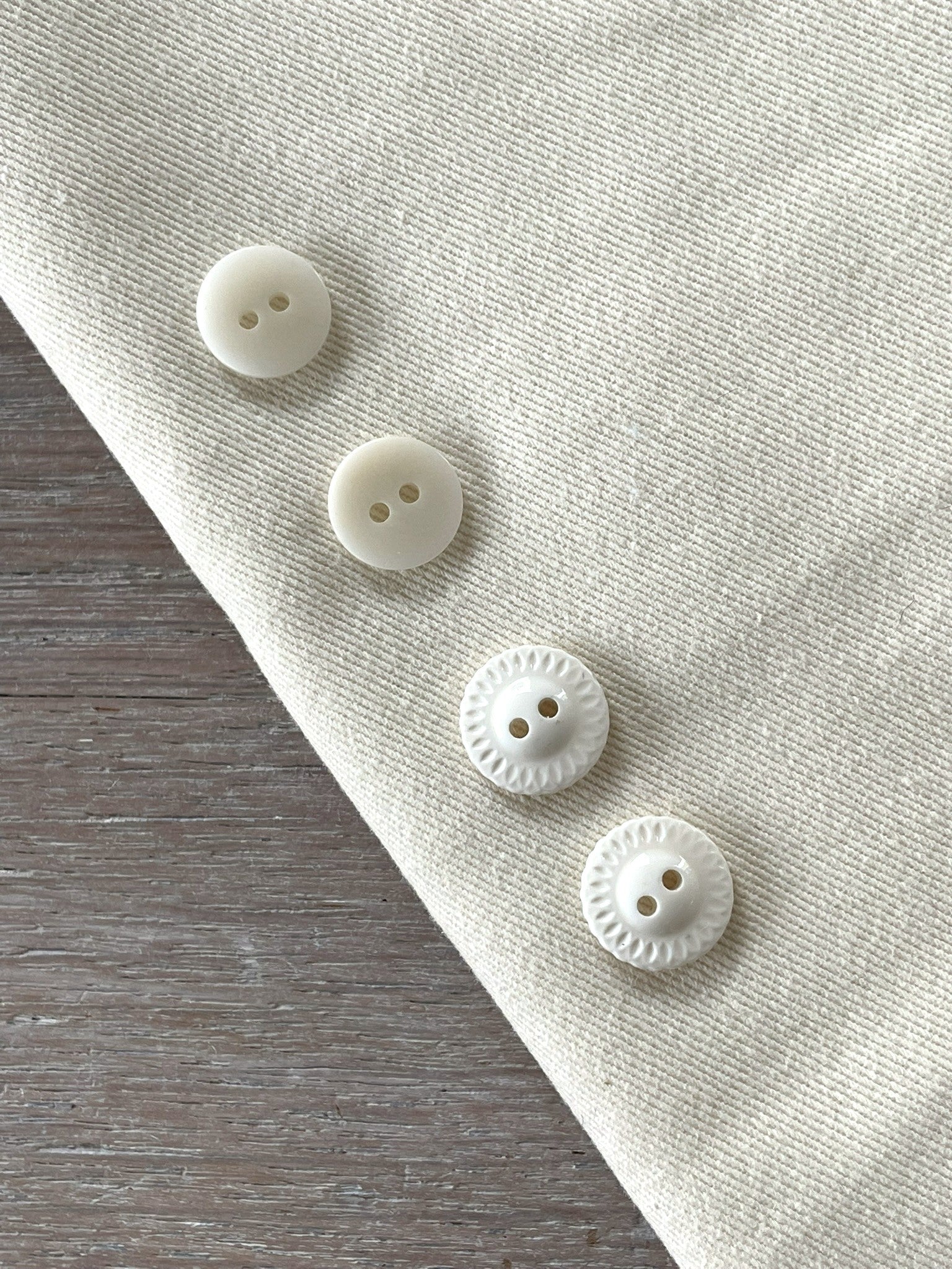 Bouton à coudre - L'Ange Blanc