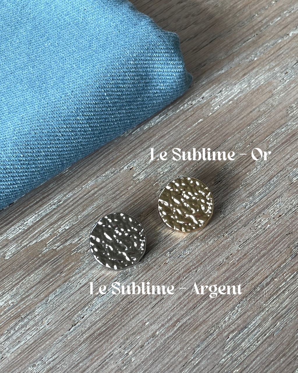 Bouton à coudre - Le Sublime - Argent