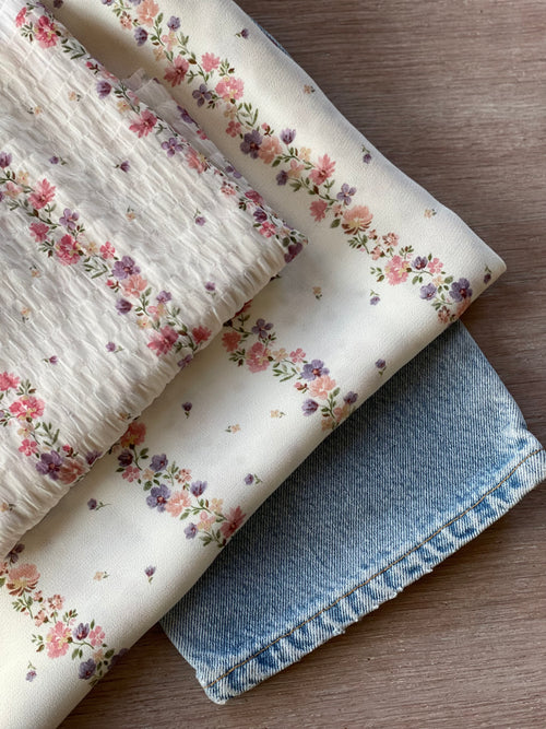 Crêpe marocain de Viscose - Imprimé Marissa