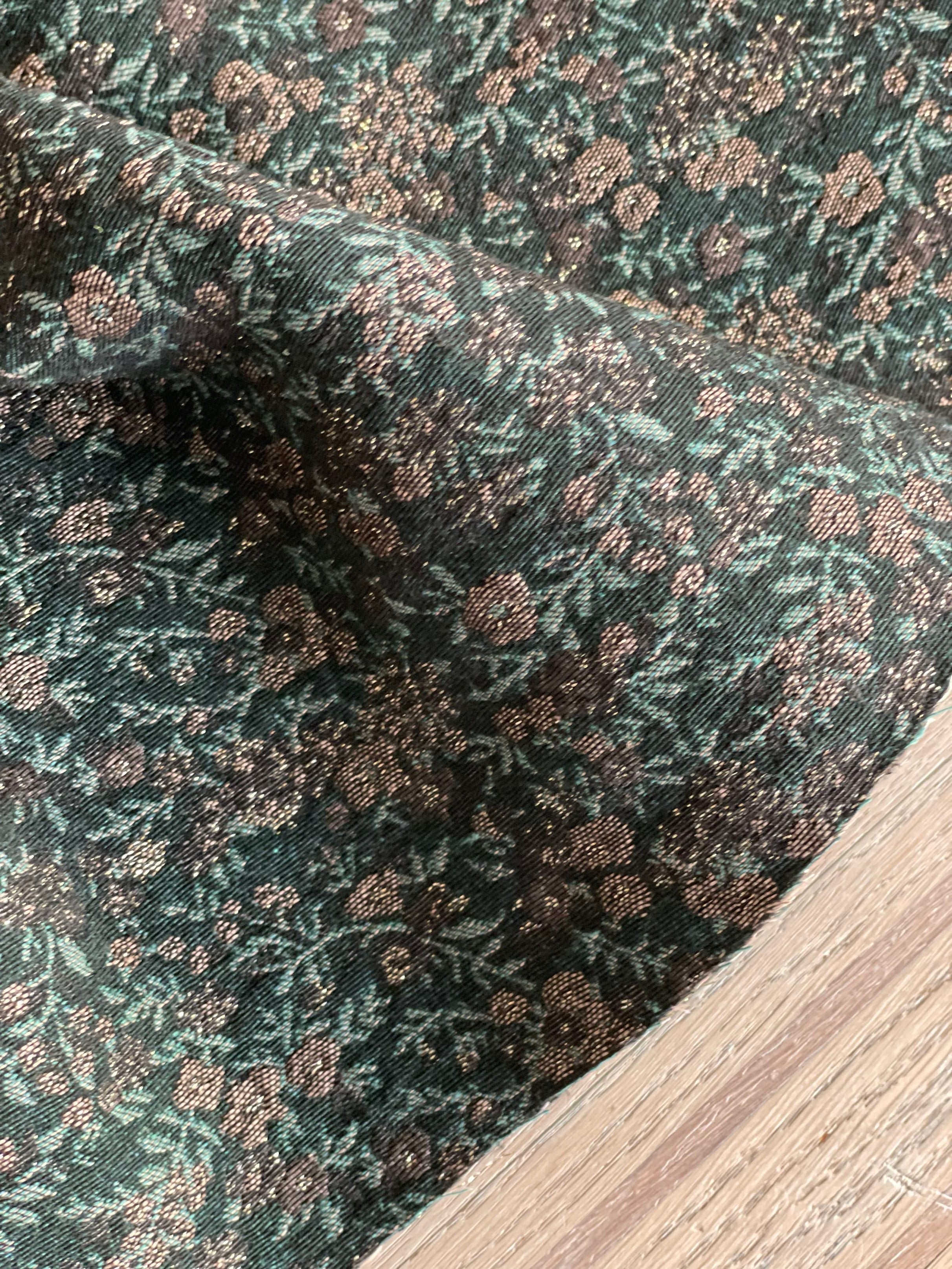 Jacquard - Taillis - Sapin, Prune & Or