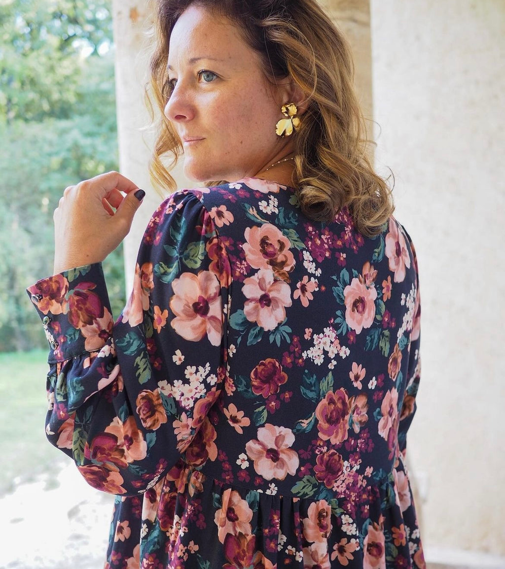 Crêpe marocain de Viscose - Imprimé Camille