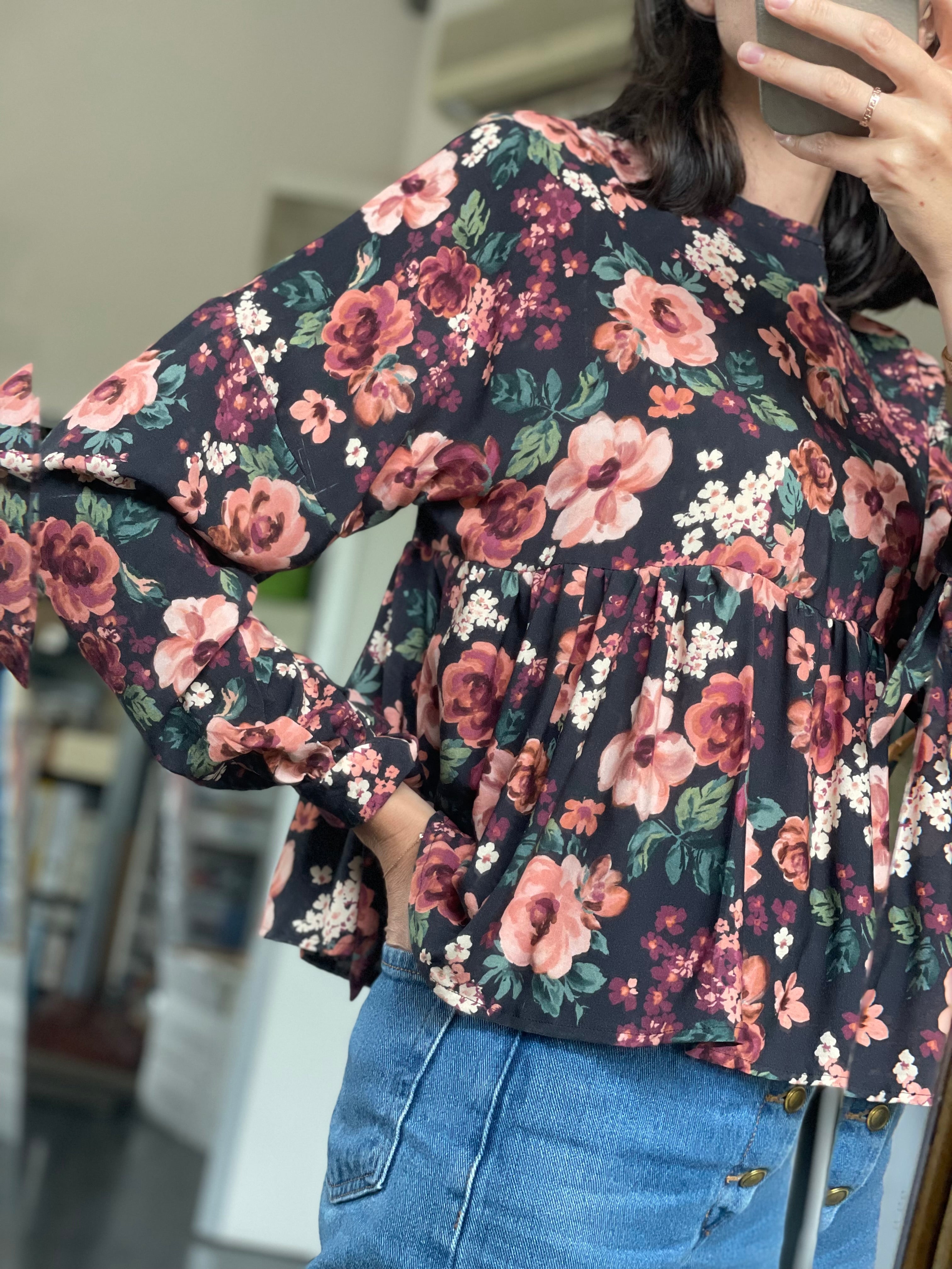 Crêpe marocain de Viscose - Imprimé Camille