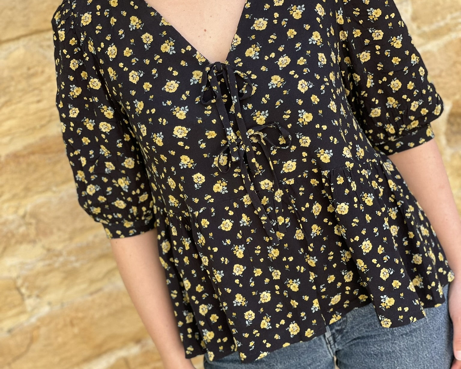 Ensemble Blouse Garance et crêpe marocain de viscose Ecovero Lili
