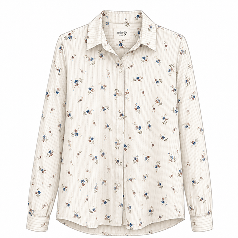 Clementine Shirt Pouch Pattern - Maéli Paris