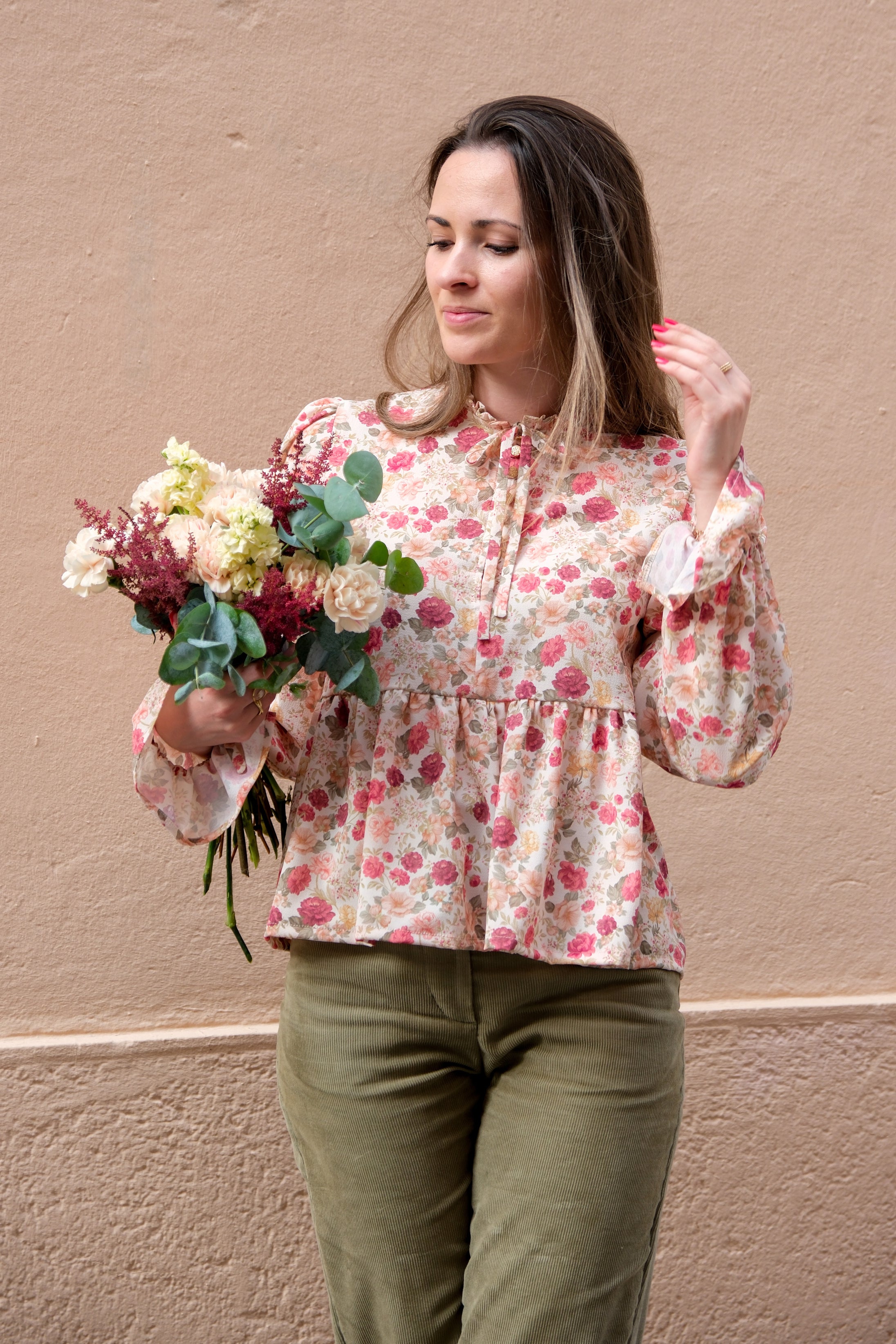 Kit Blouse Alessia - Collab' Cha'Coud & Vingtsept - Imprimé Alessia