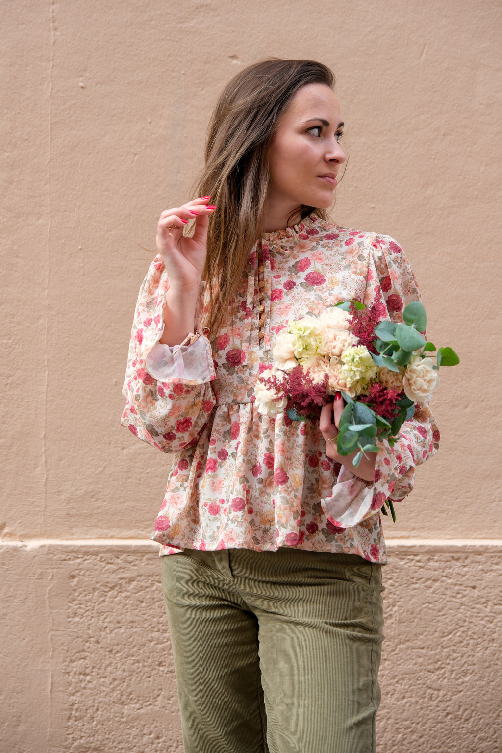 Kit Blouse Alessia - Collab' Cha'Coud & Vingtsept - Imprimé Alessia