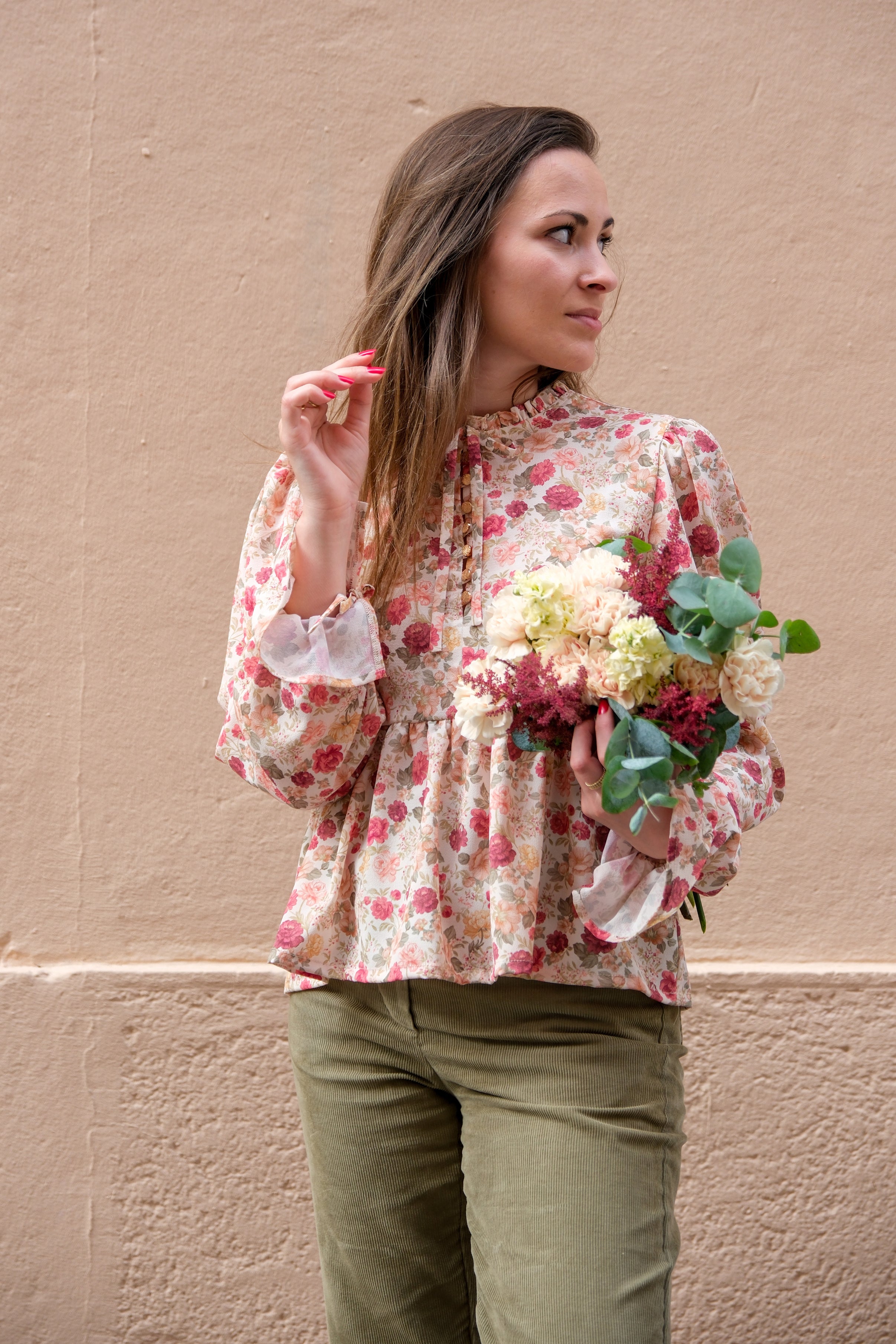 Kit Blouse Alessia - Collab' Cha'Coud & Vingtsept - Imprimé Alessia