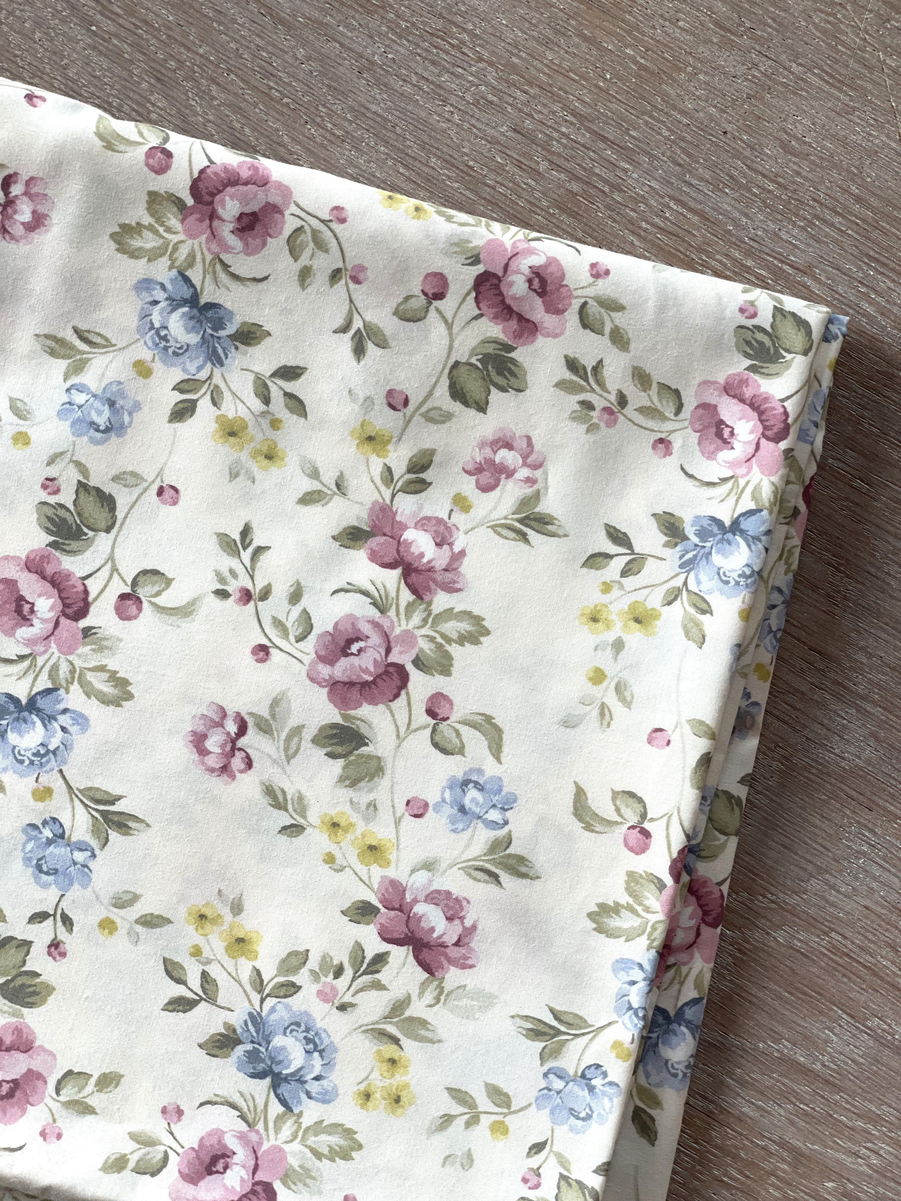 Douce popeline de coton - Imprimé Louise - Ivoire