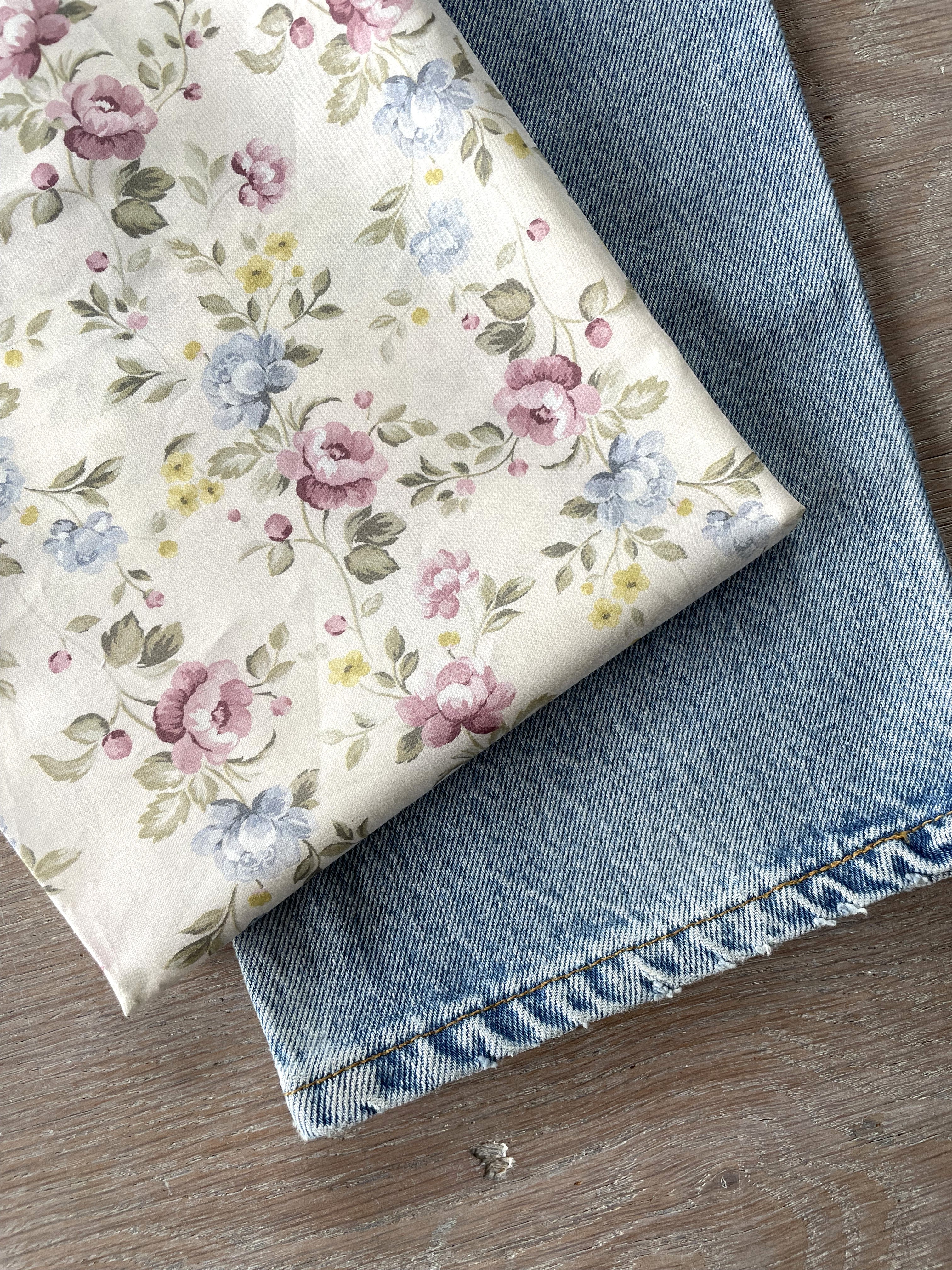 Douce popeline de coton - Imprimé Louise - Ivoire