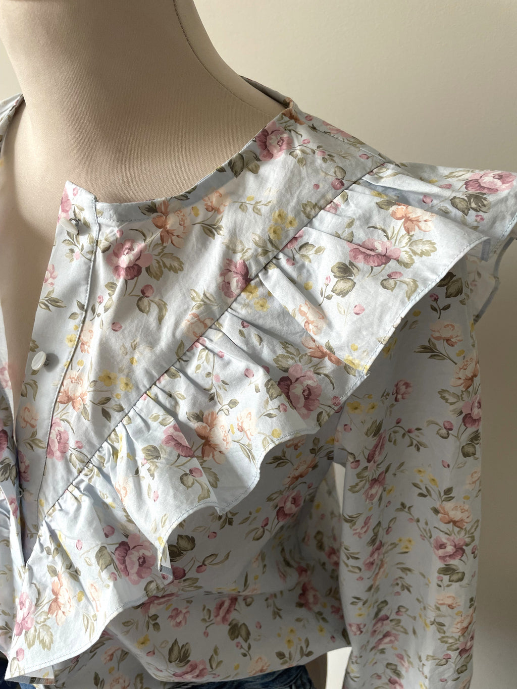 Ensemble Chemise Rose & Douce popeline de coton Antoinette