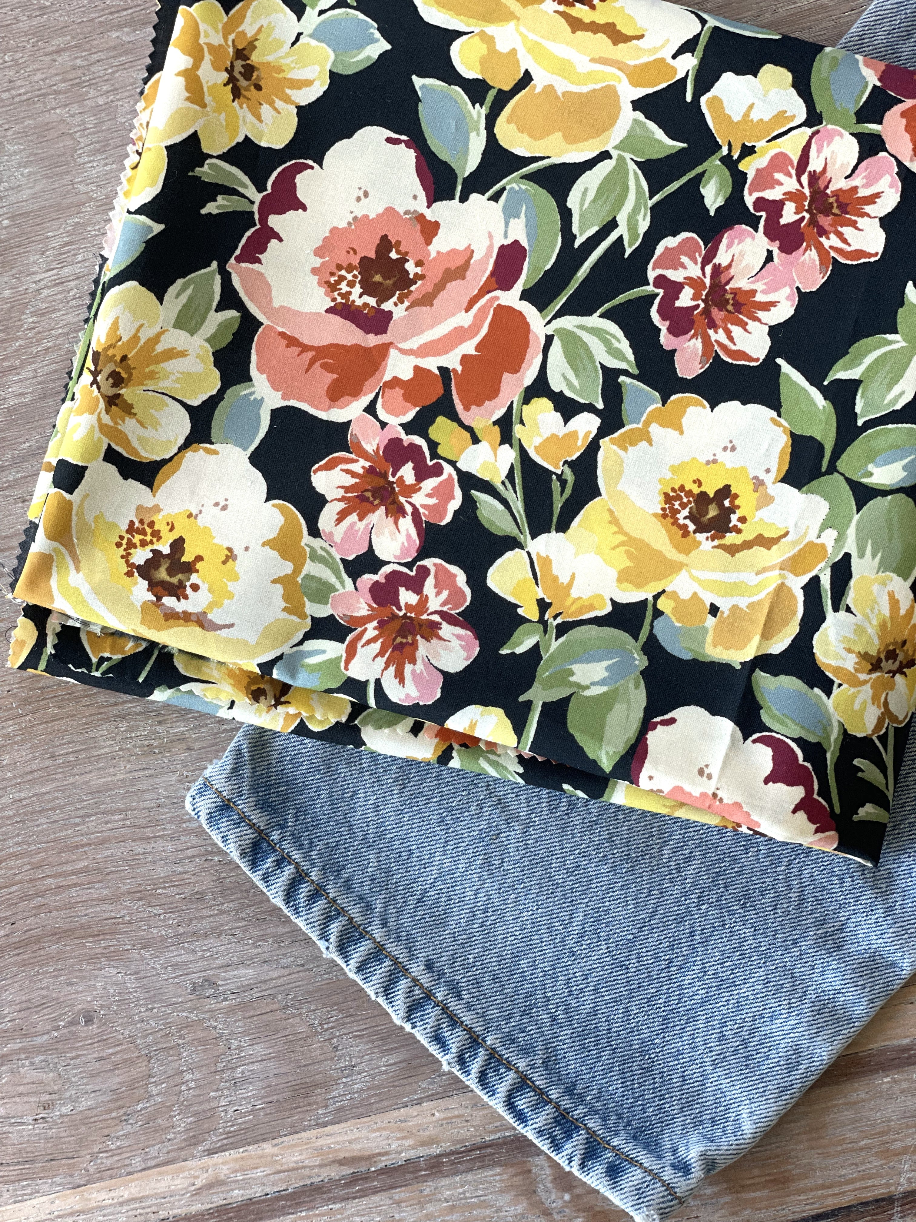 Douce popeline de coton - Imprimé Pia