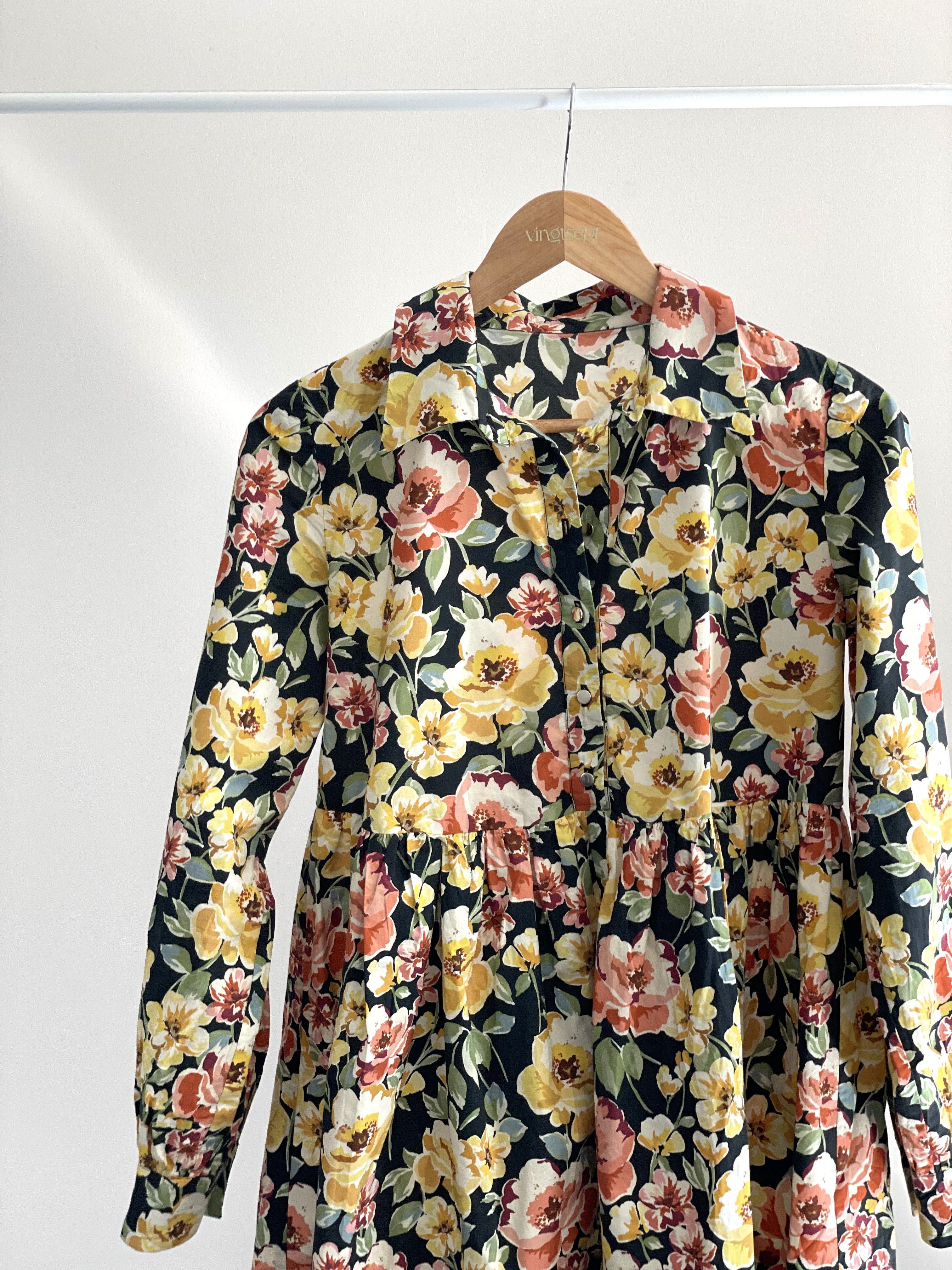 Douce popeline de coton - Imprimé Pia