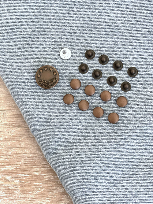 Sew-on Button - Le Charmant - Gold