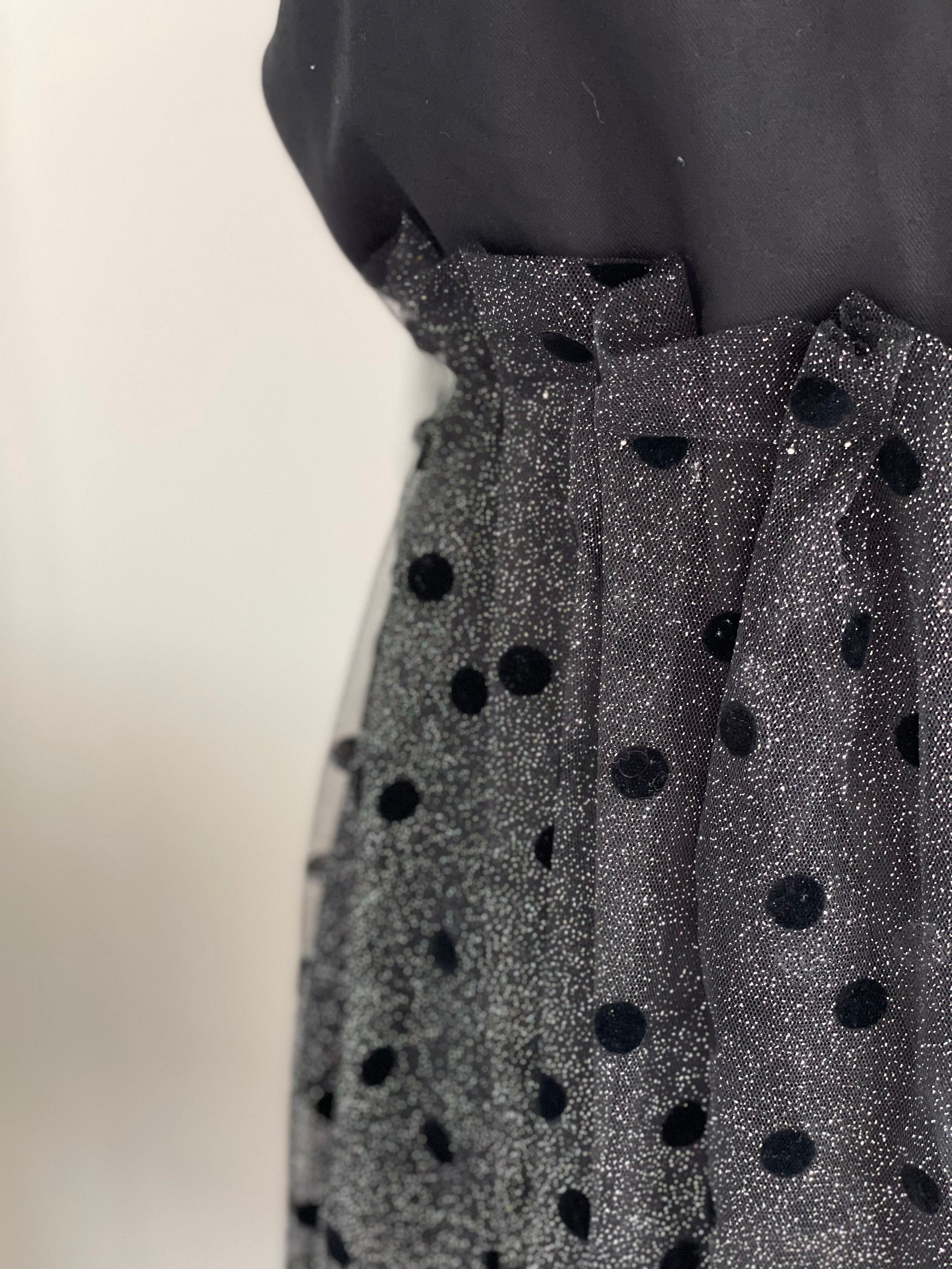 Glittery tulle - Flock prints