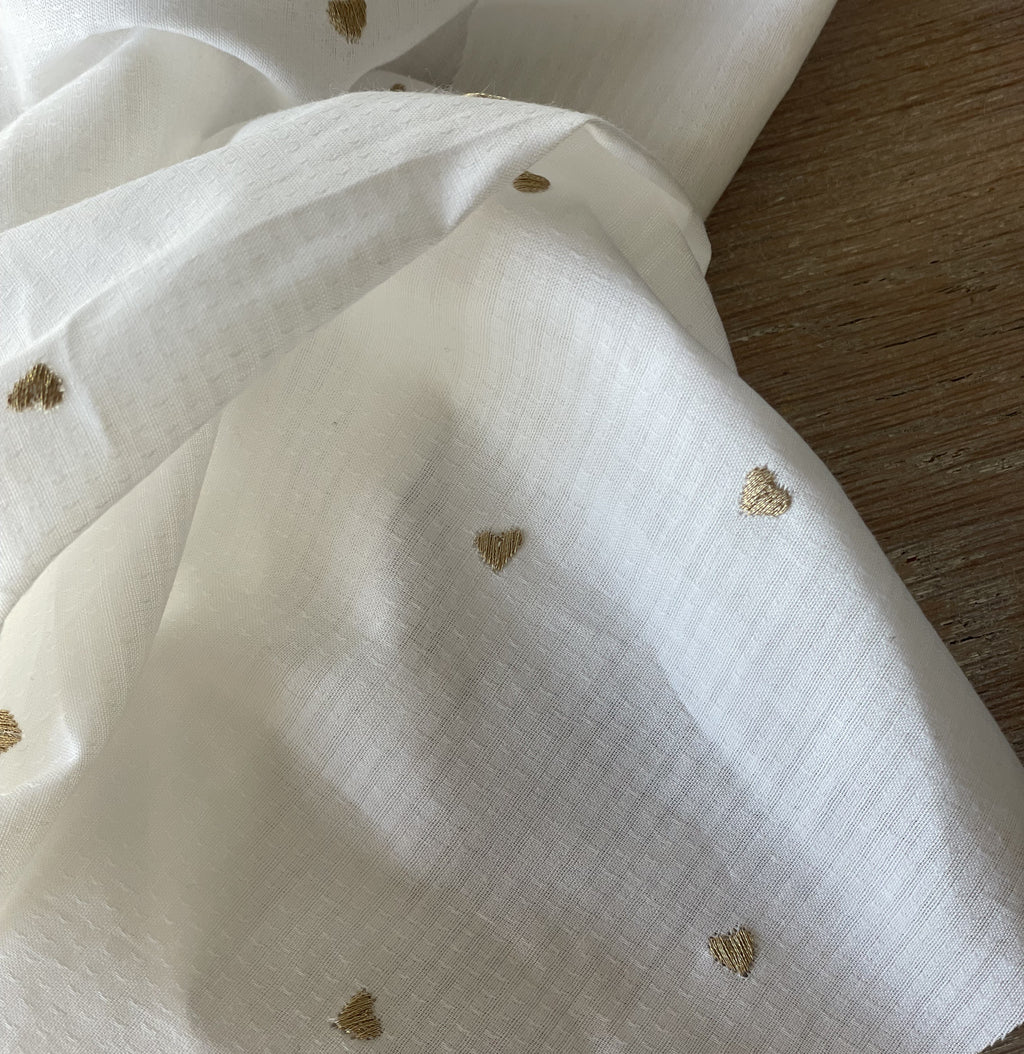 Façonné de coton - Broderie Venus