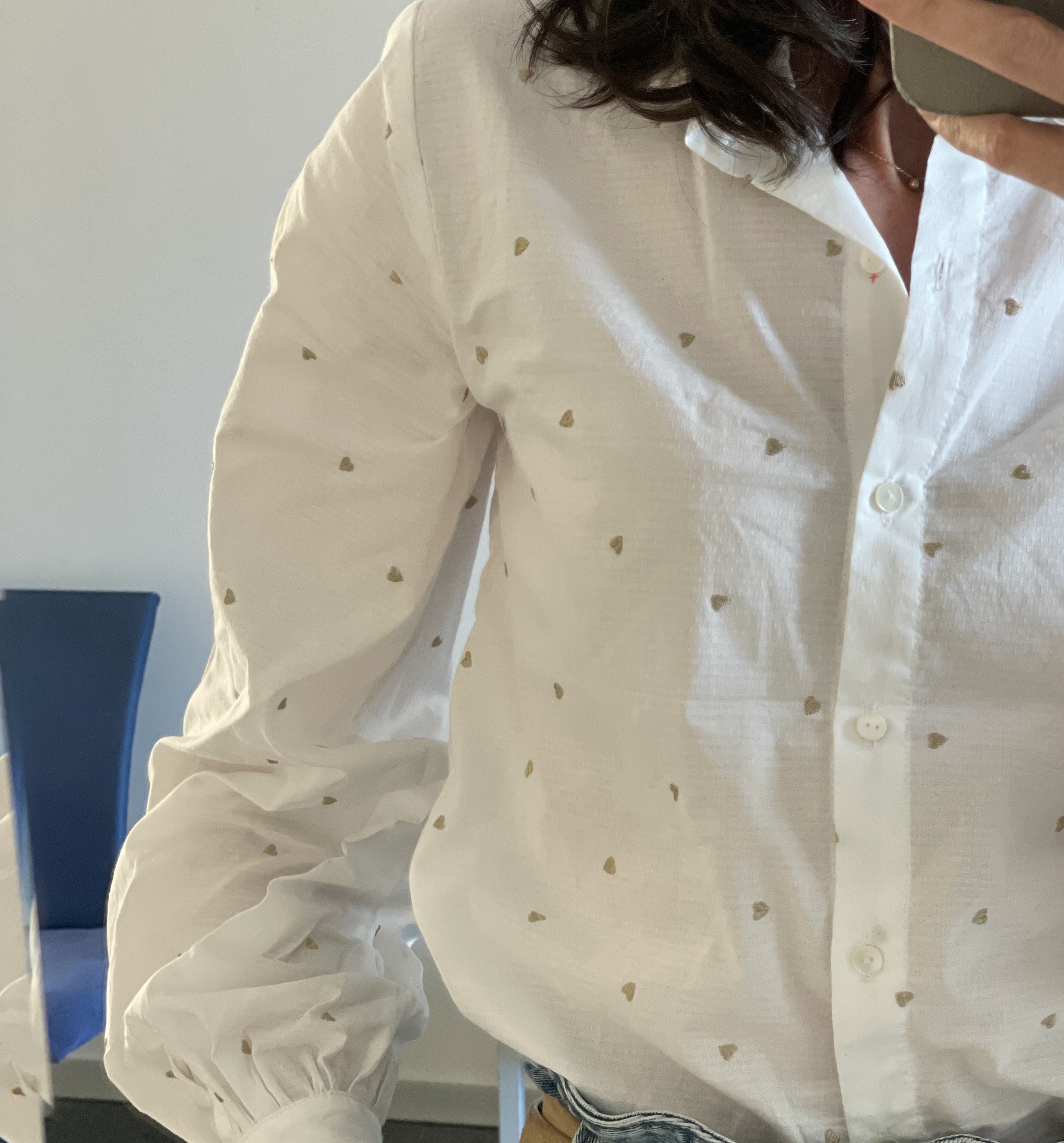 Façonné de coton - Broderie Venus