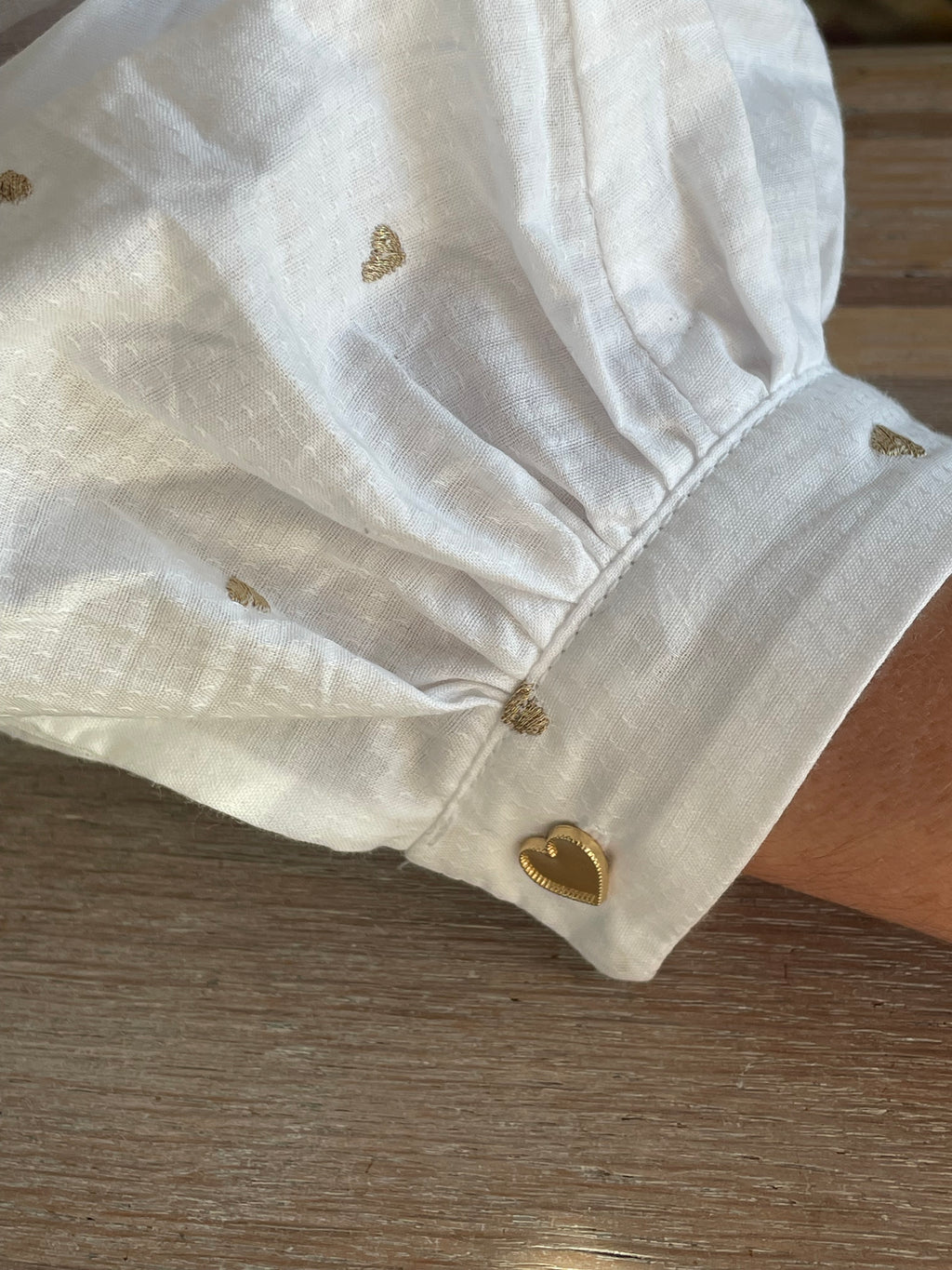 Façonné de coton - Broderie Venus