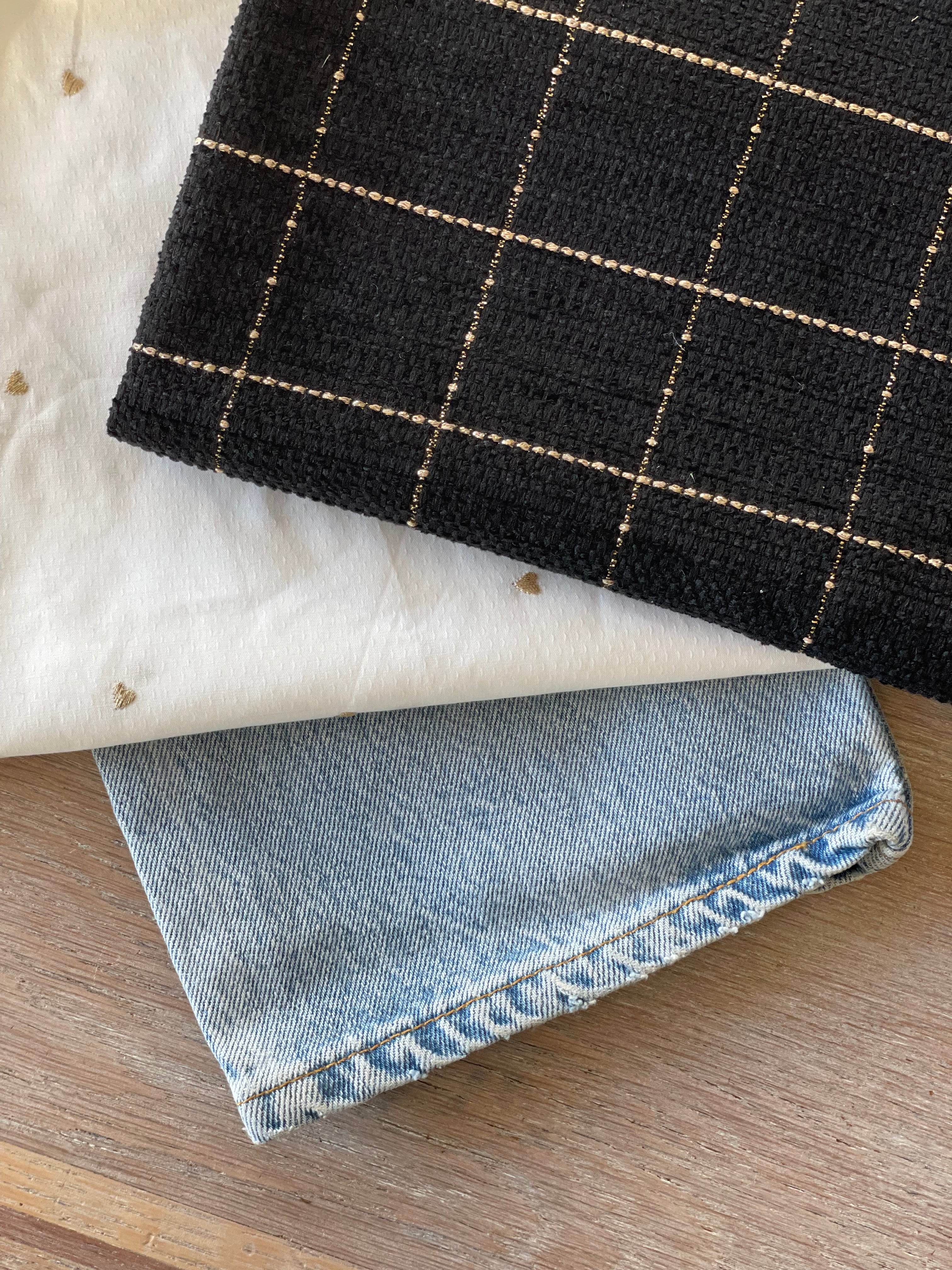 Façonné de coton - Broderie Venus