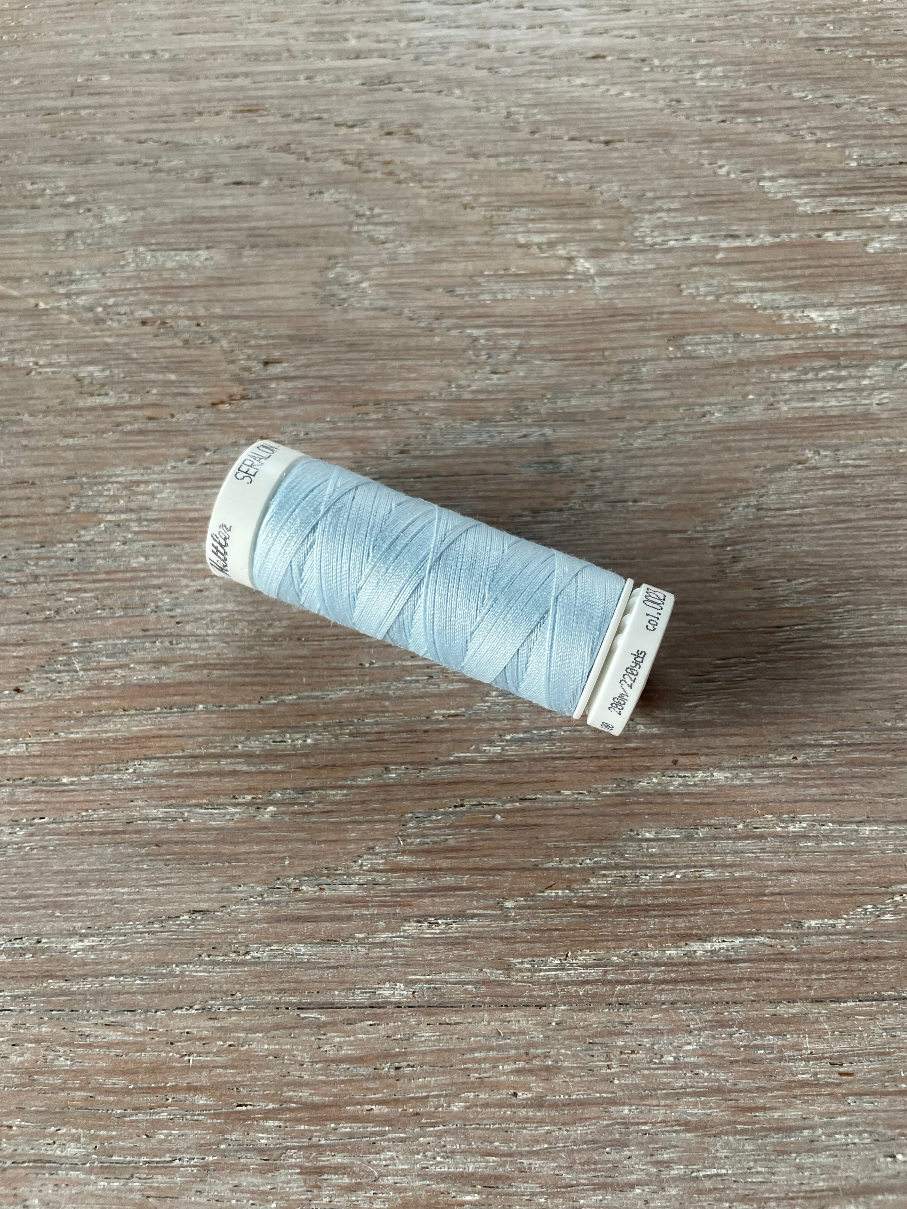 Fil à coudre Mettler Seralon - Bleu Glacier - 200m