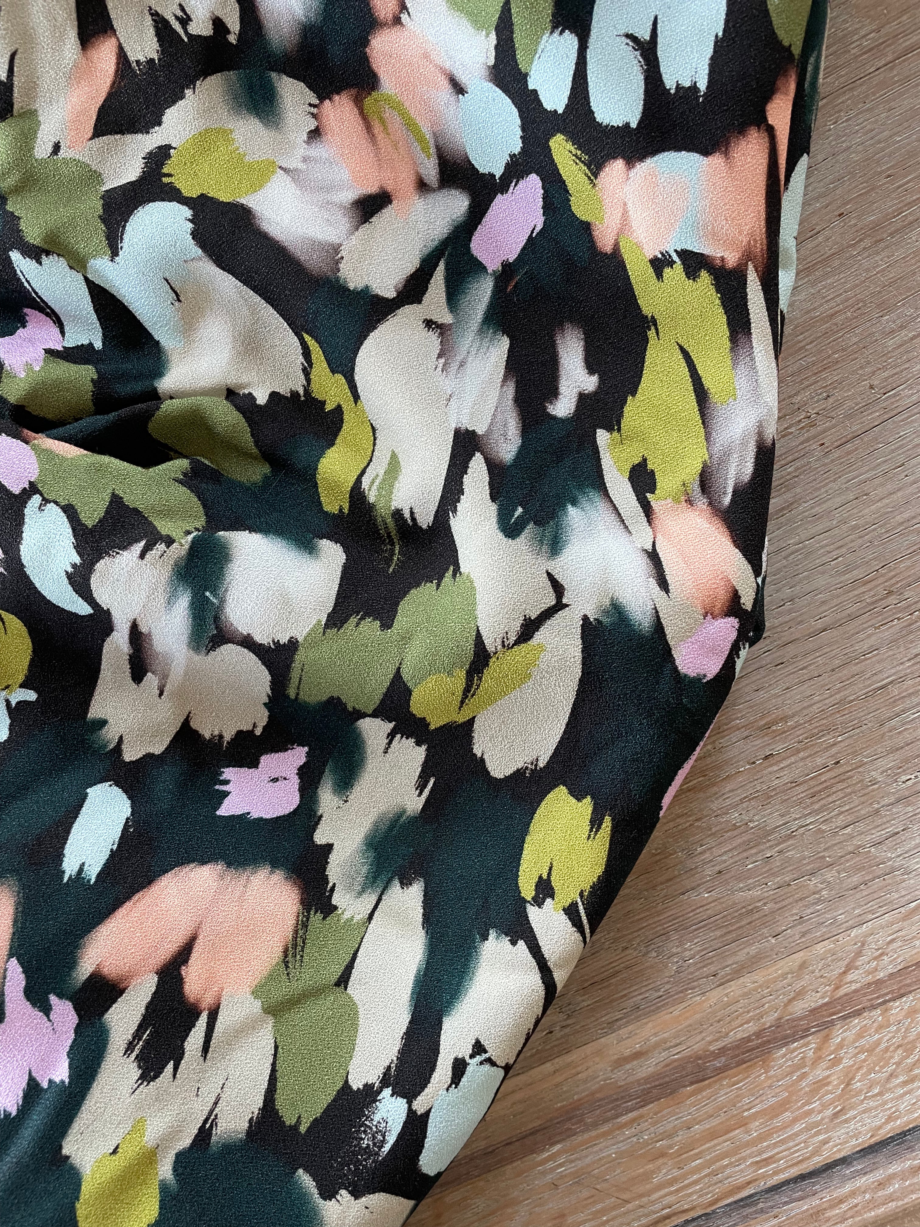 Crêpe Viscose - Imprimé Superbloom - Essais (Coupons)