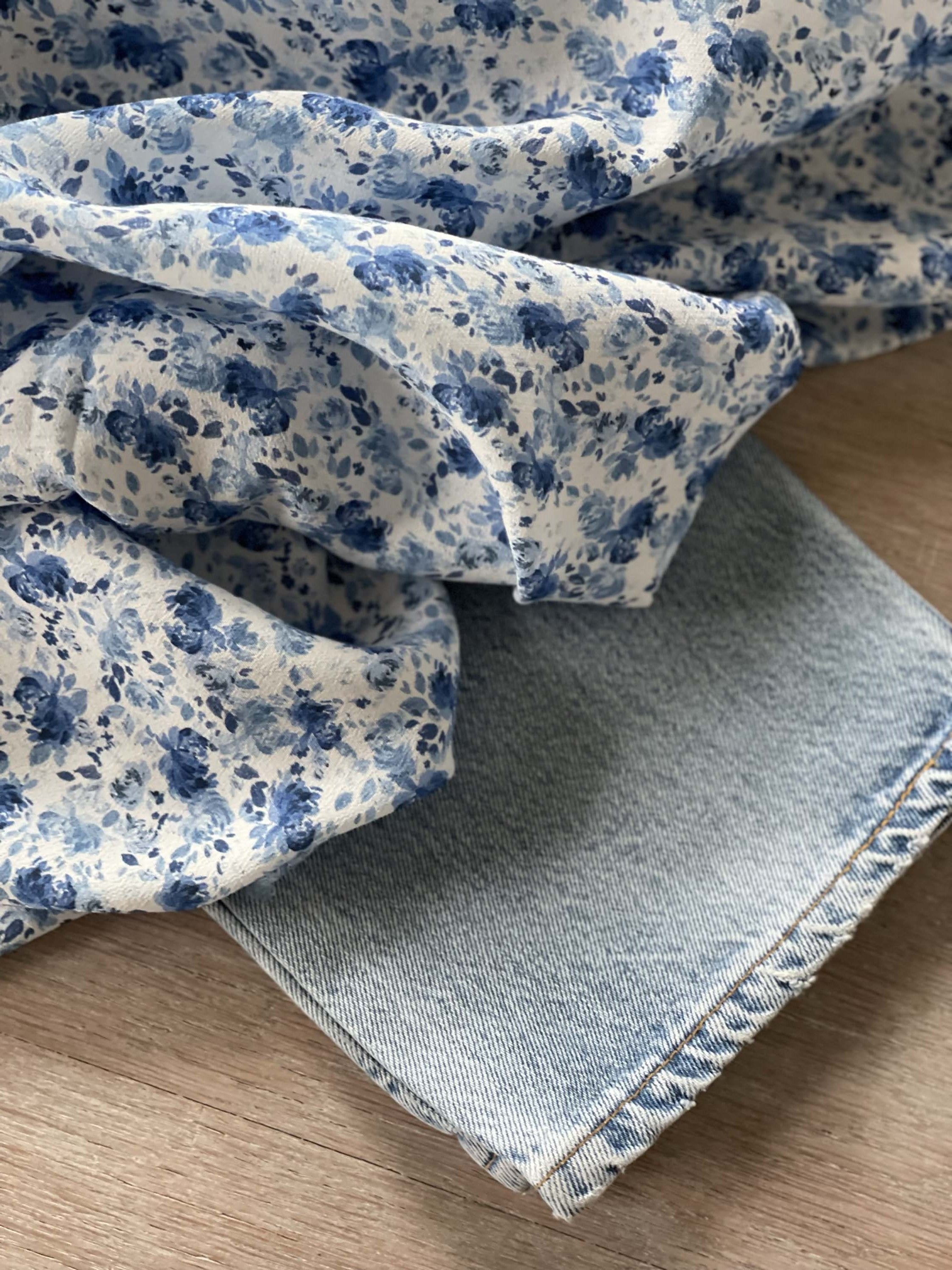 Moroccan Viscose Crepe - Norine Print (Coupon)