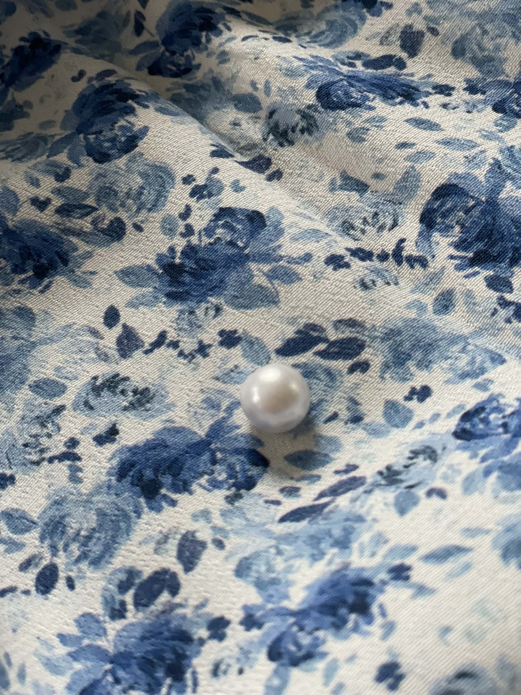 Bouton à coudre - La perlette - Blanc