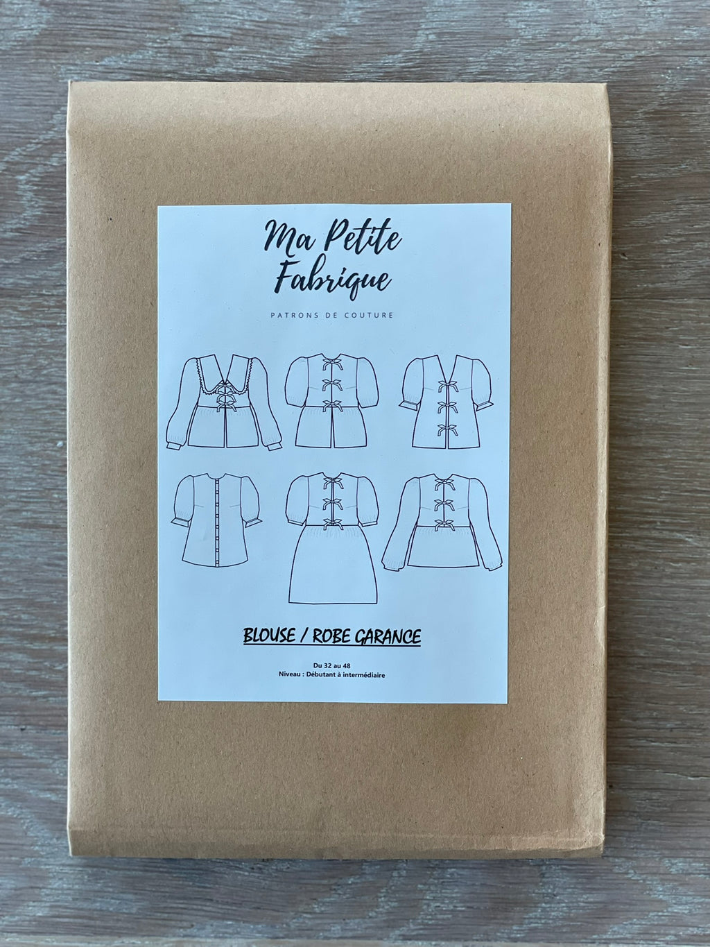 Patron Pochette - Blouse & Robe Garance - Ma Petite Fabrique