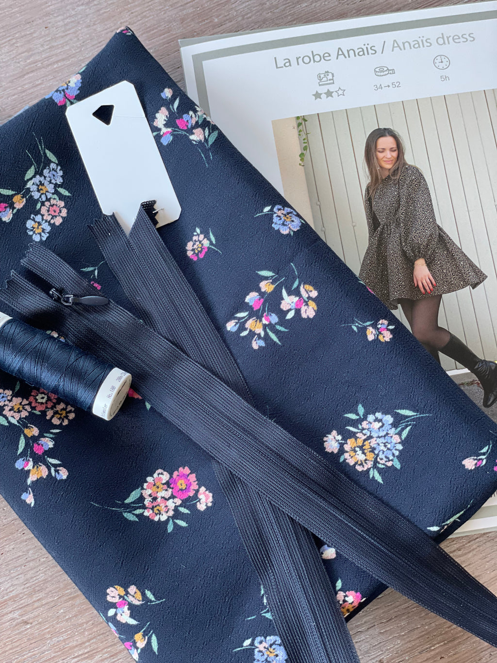 Ensemble Robe Anaïs & Crêpe viscose Ivy