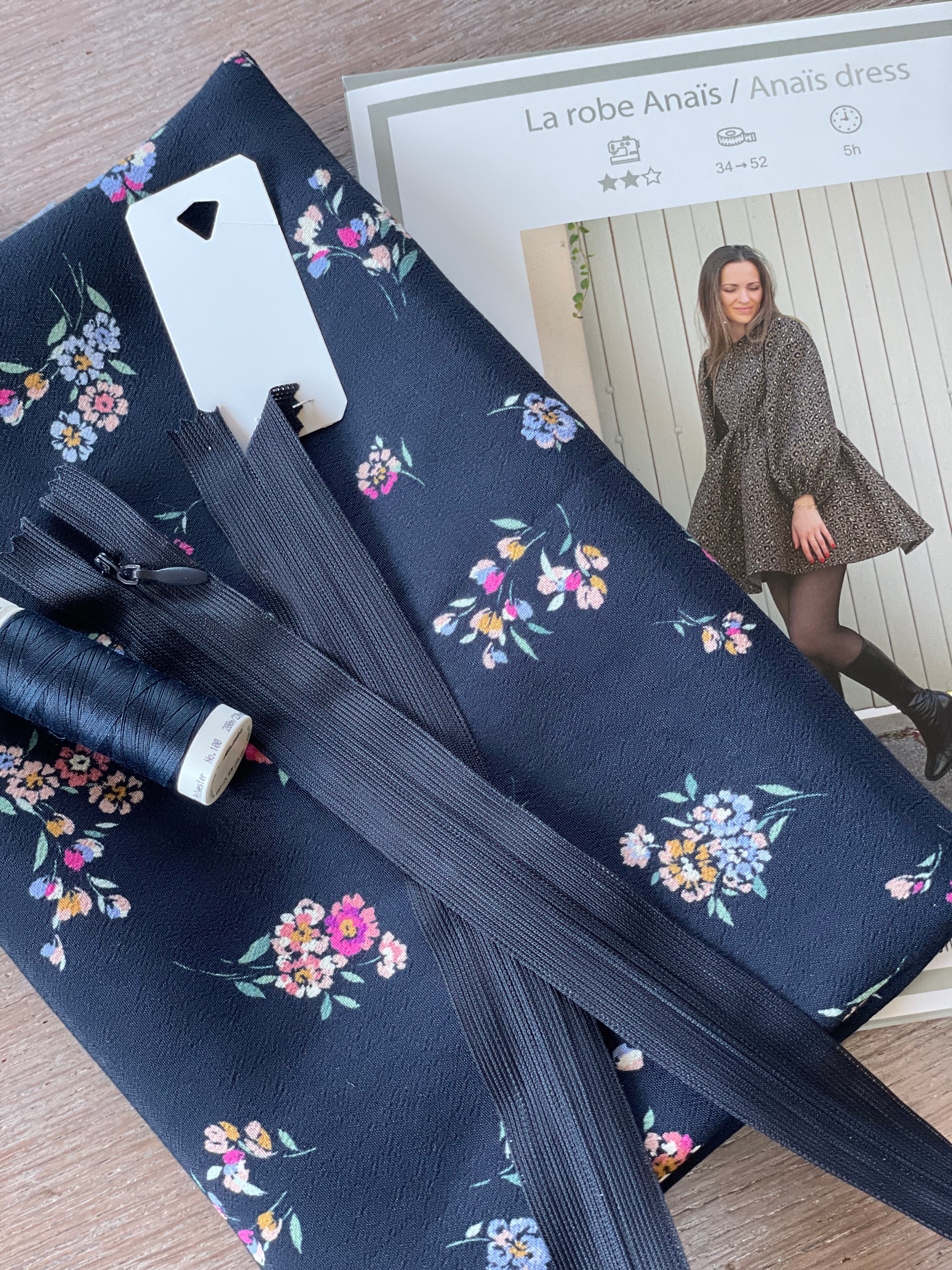 Ensemble Robe Anaïs & Crêpe viscose Ivy