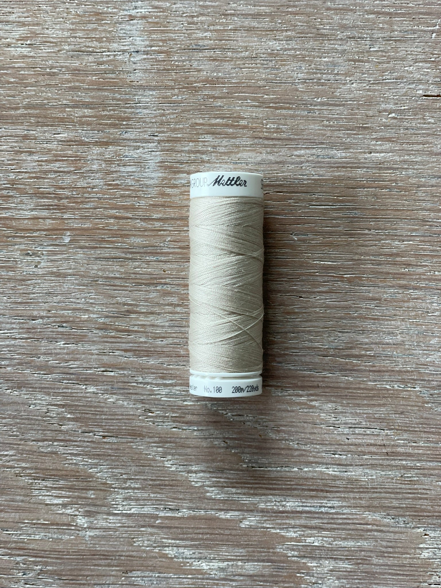 Fil à coudre Mettler Seralon - Beige - 200m