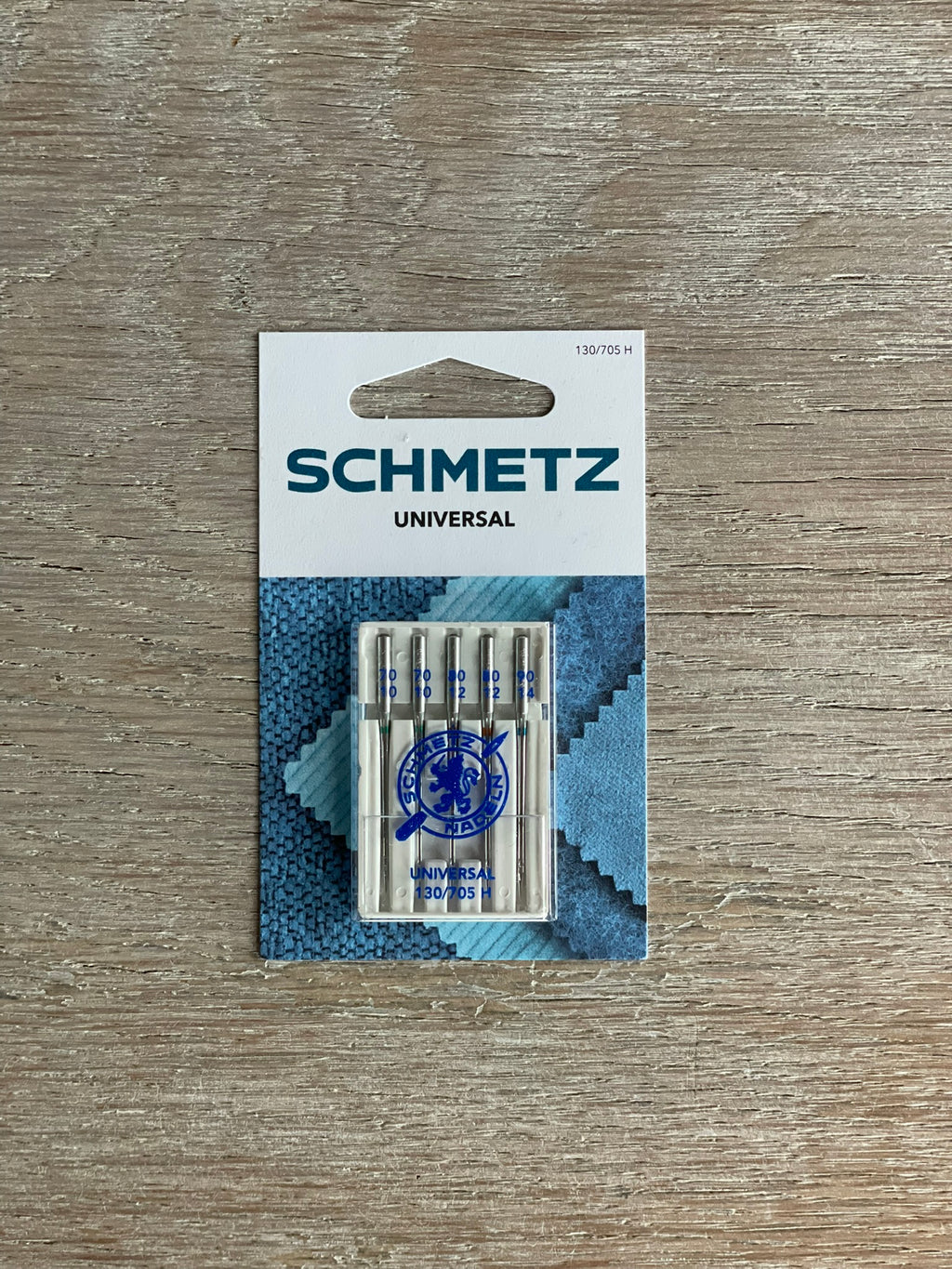 Pack of 5 Universal Machine Needles - Assorted Sizes 70-90 - Schmetz