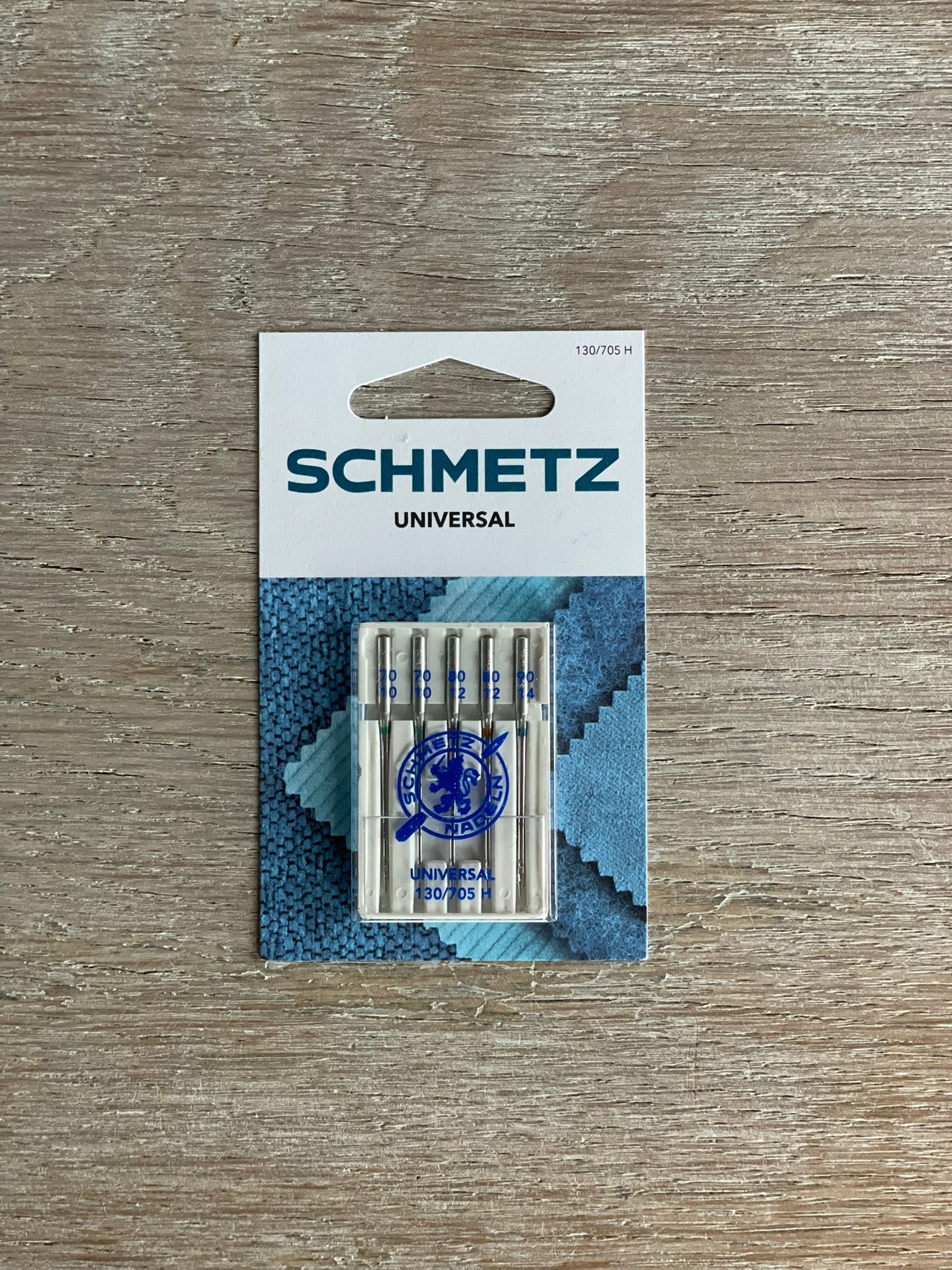 Lot de 5 Aiguilles Universelles pour machine - tailles assorties 70-90 - Schmetz