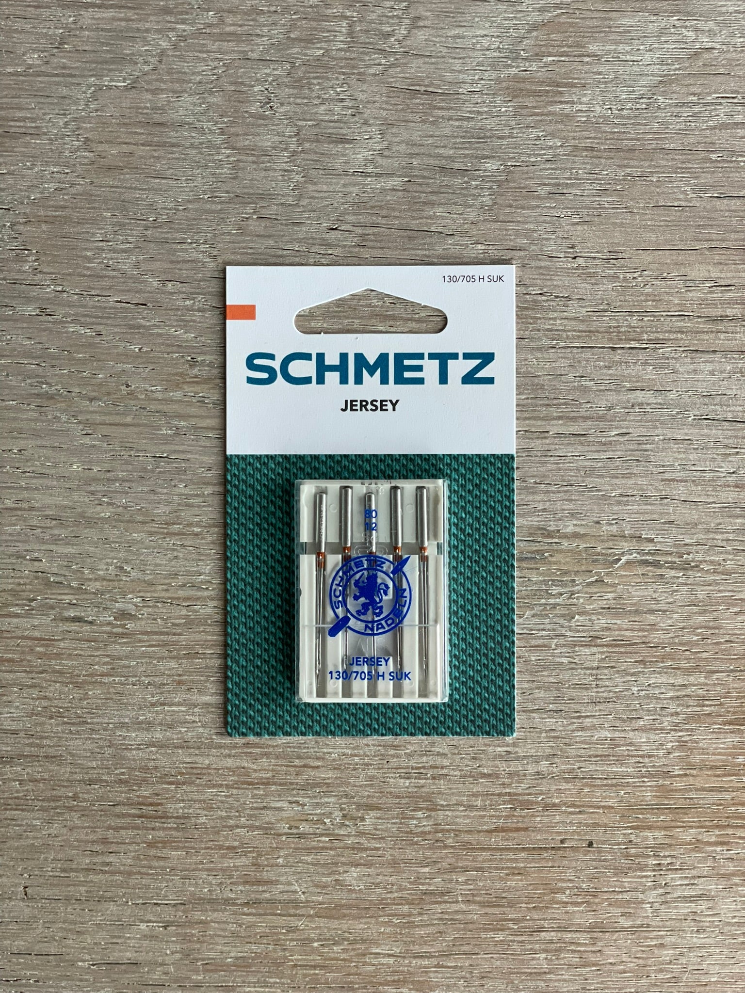 Lot de 5 Aiguilles Jersey pour machine - 80/12 - Schmetz