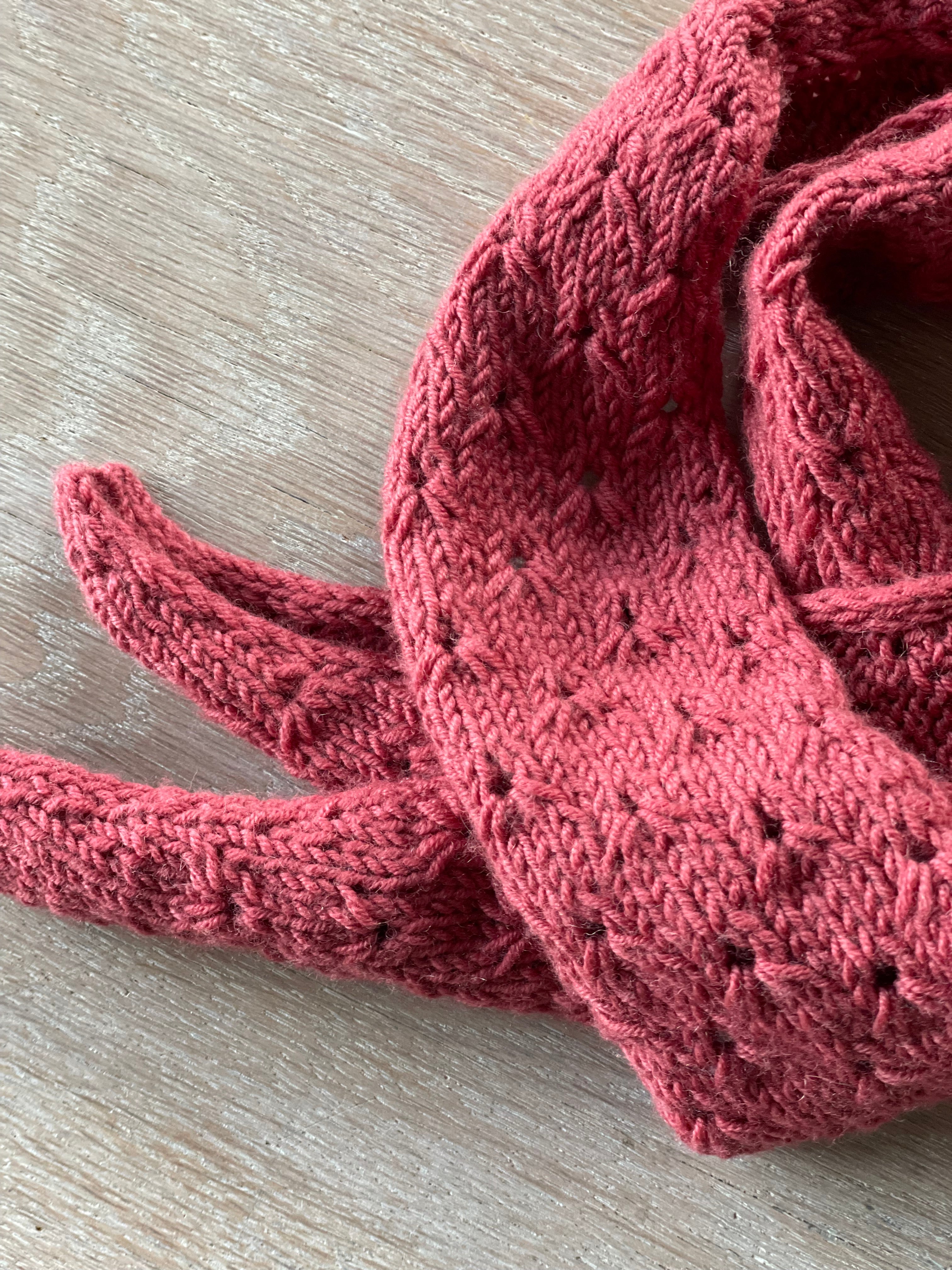 Patron Tricot - Foulard Iris - Mailles Héritage