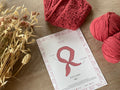Kit Tricot - Foulard Iris Framboise - Collab' Mailles Héritage x Atelier 27