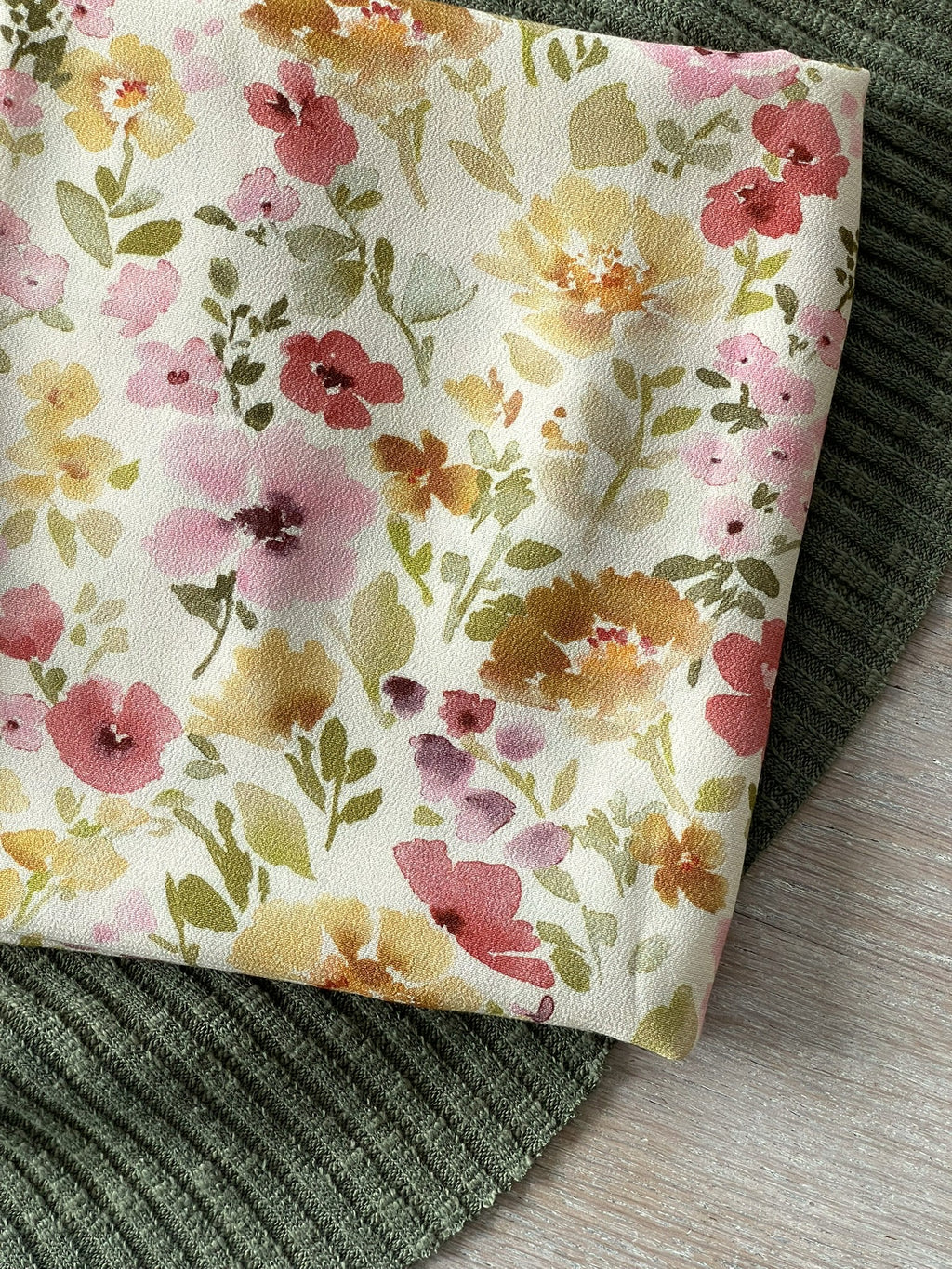 Crêpe marocain de Viscose - Imprimé Felicia