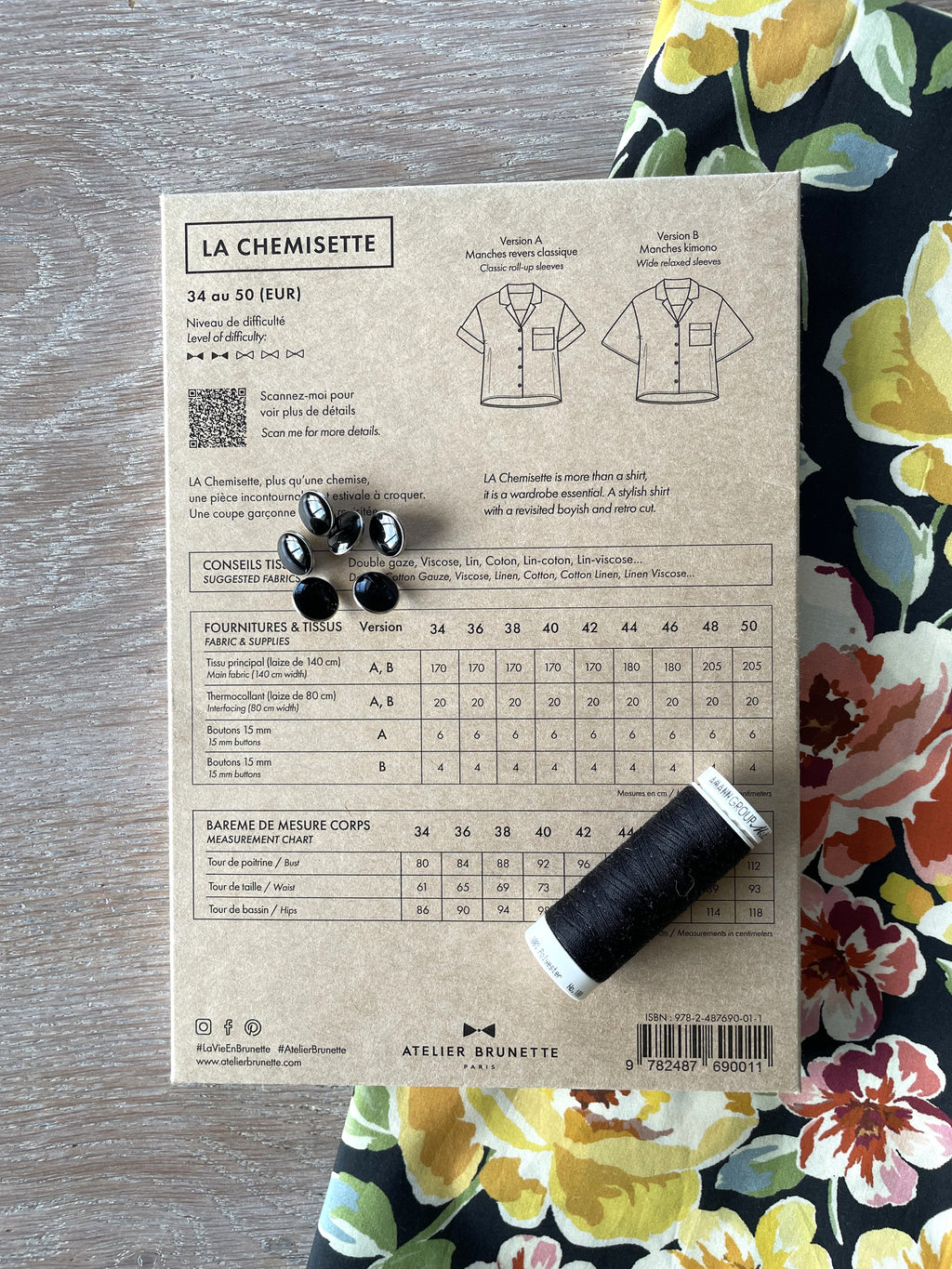 Ensemble La Chemisette & Douce popeline Pia