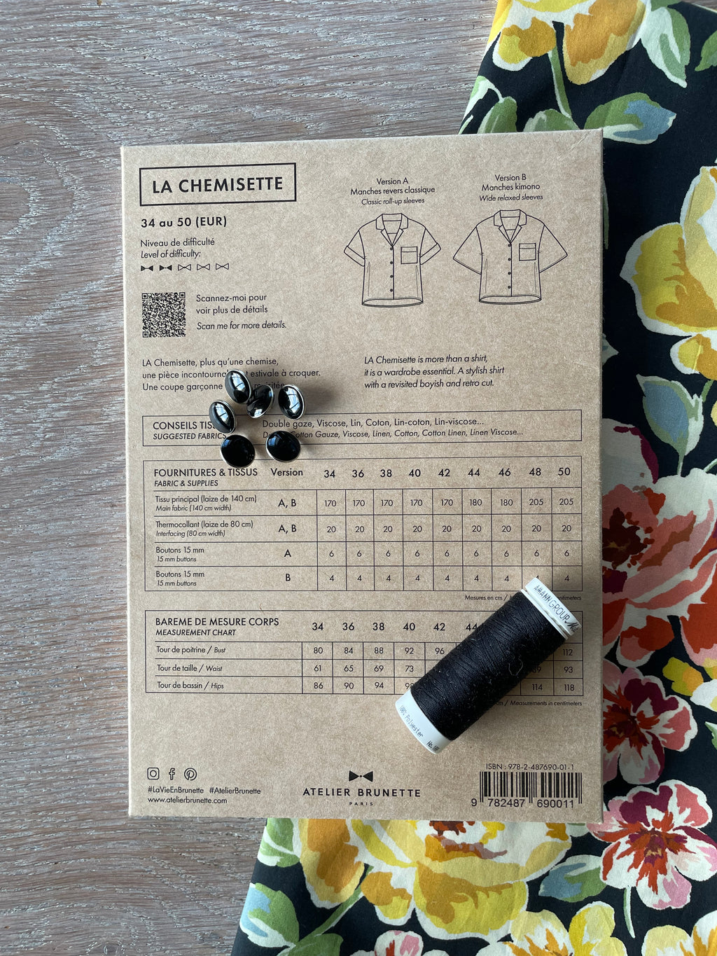 Ensemble La Chemisette & Douce popeline Pia