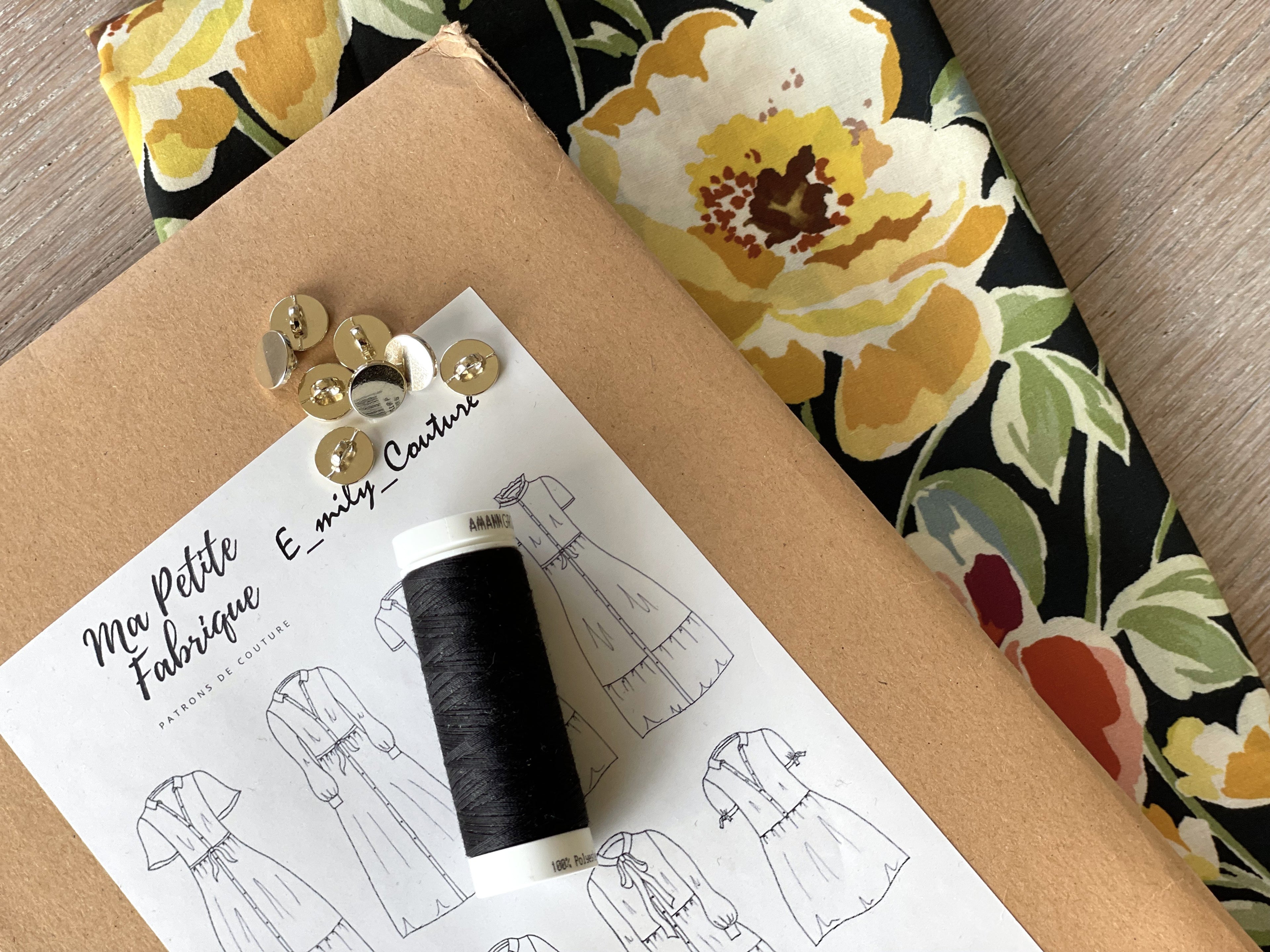 Ensemble Robe Naïs & Douce popeline Pia